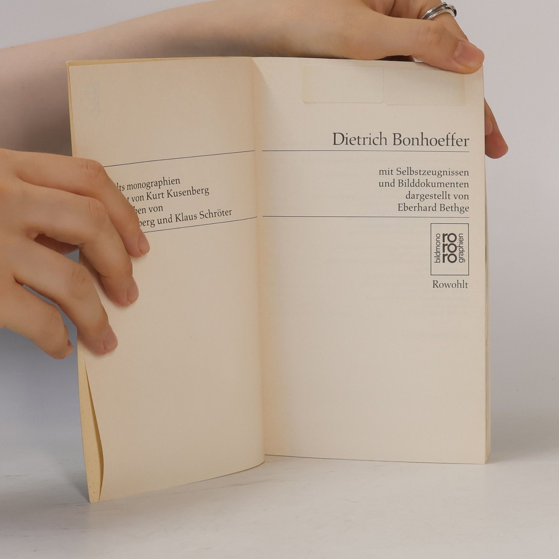 Eberhard Bethge Dietrich Bonhoeffer