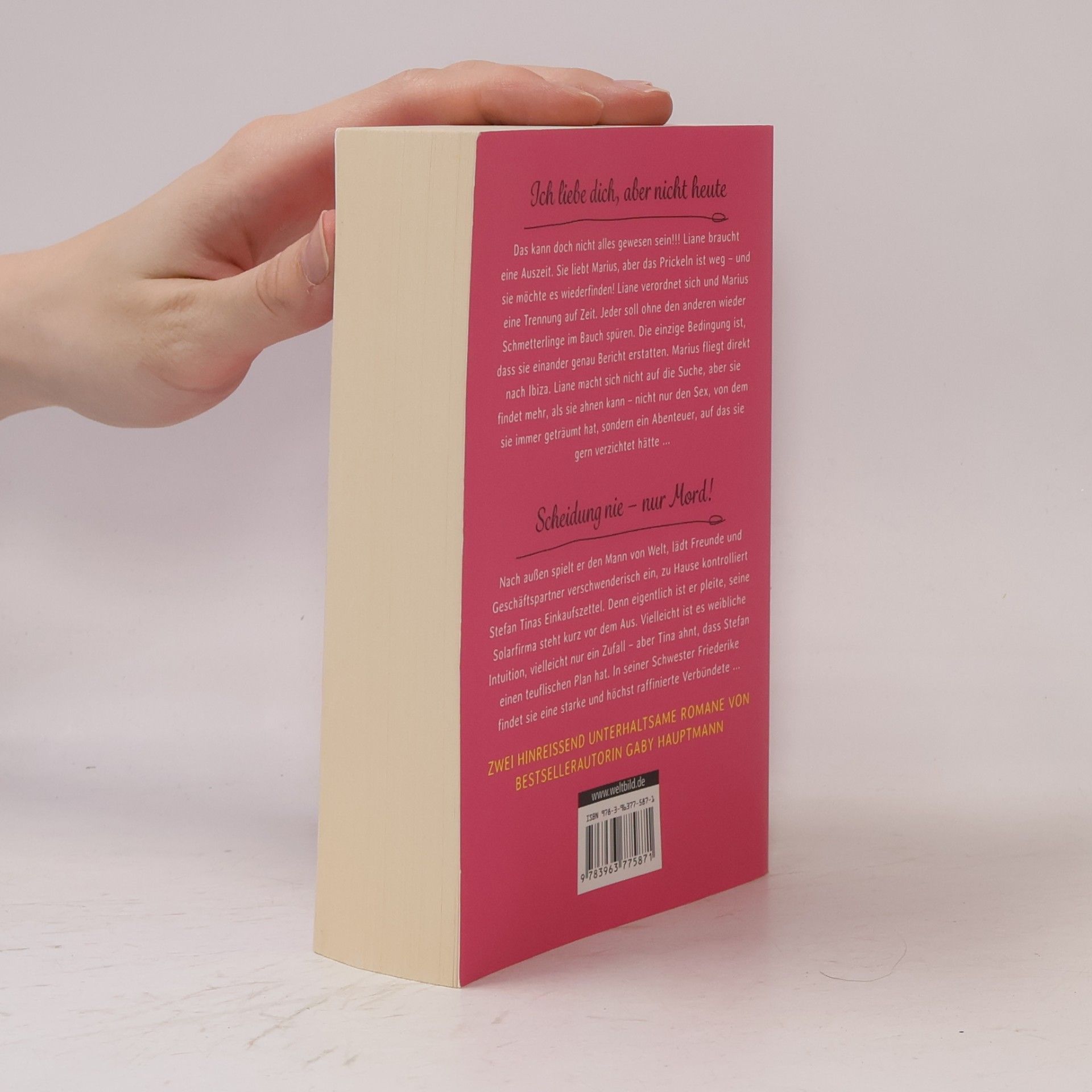 Gaby Hauptmann Ich liebe dich, aber nicht heute. Scheidung nie - nur Mord!