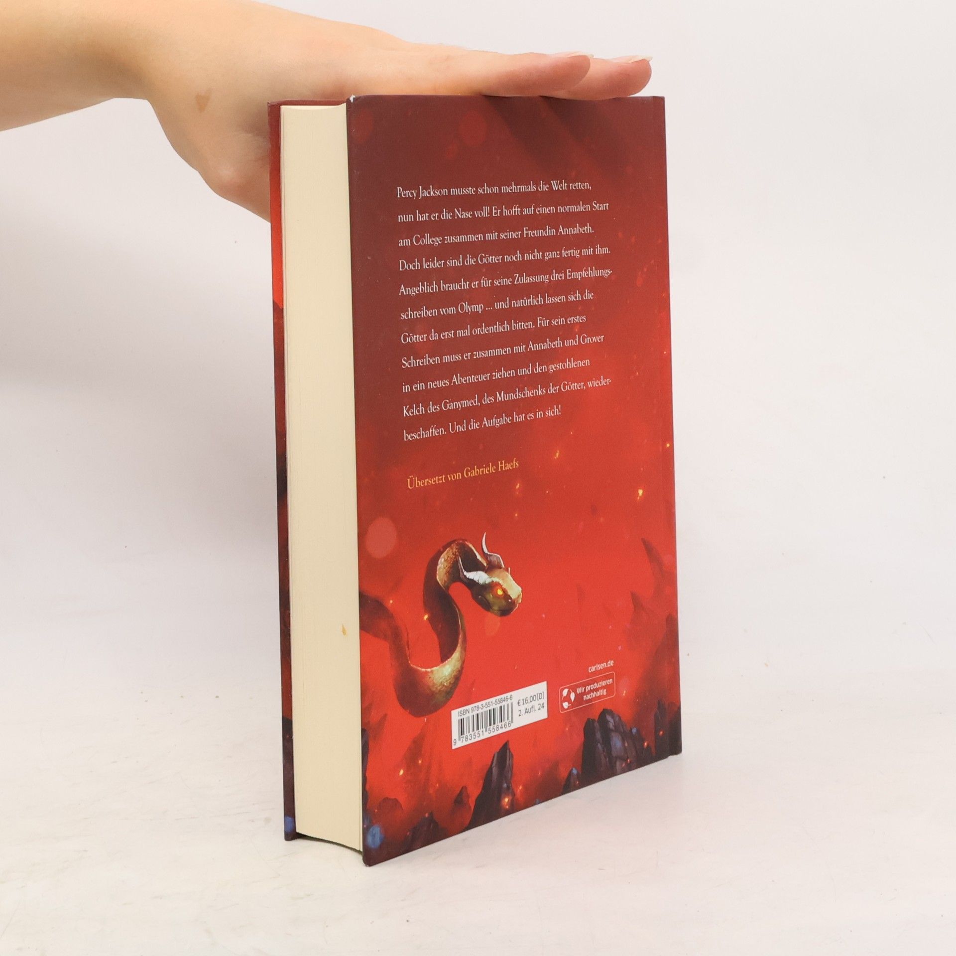 Rick Riordan Percy Jackson: Der Kelch der Götter