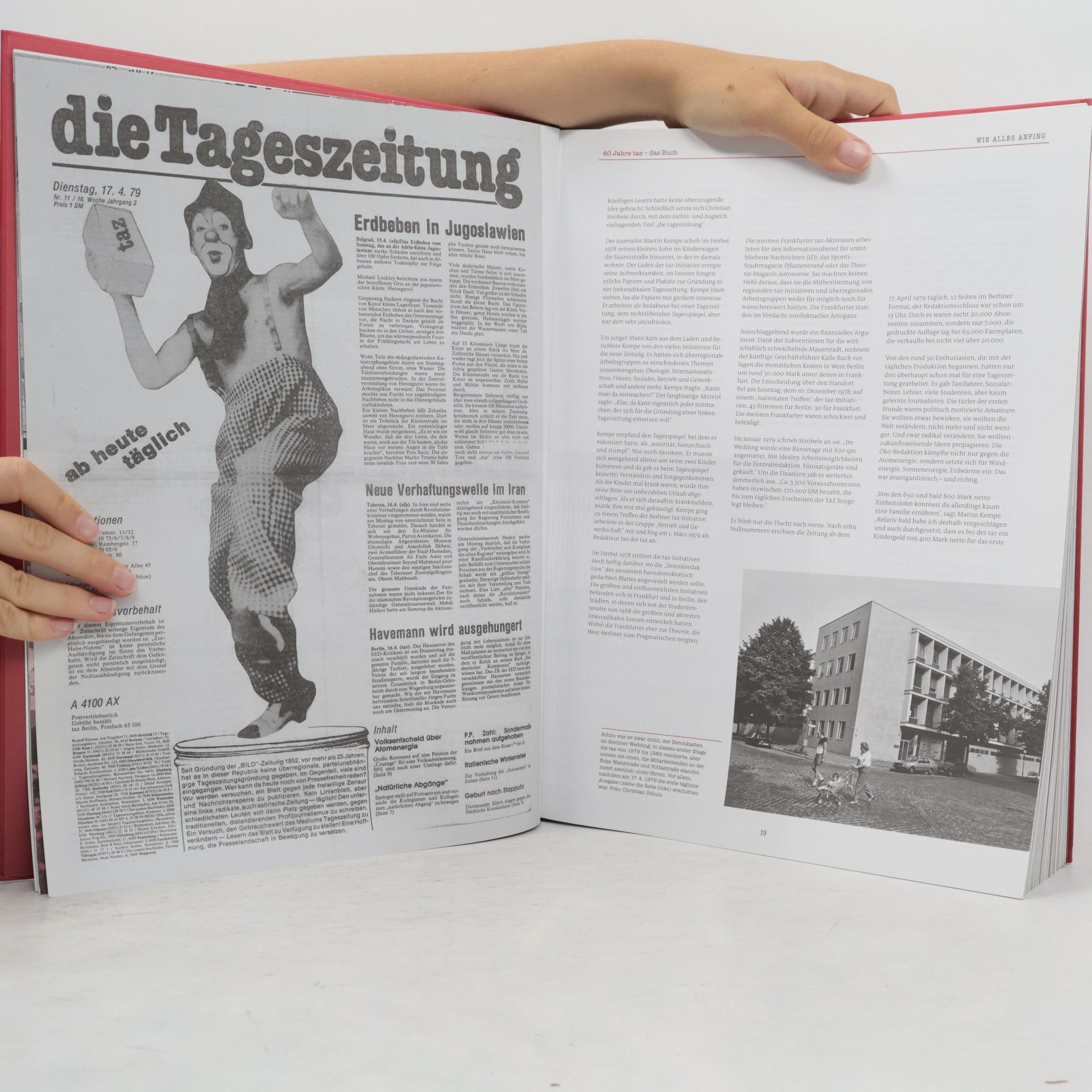 Mathias Bröckers 40 Jahre taz - das Buch