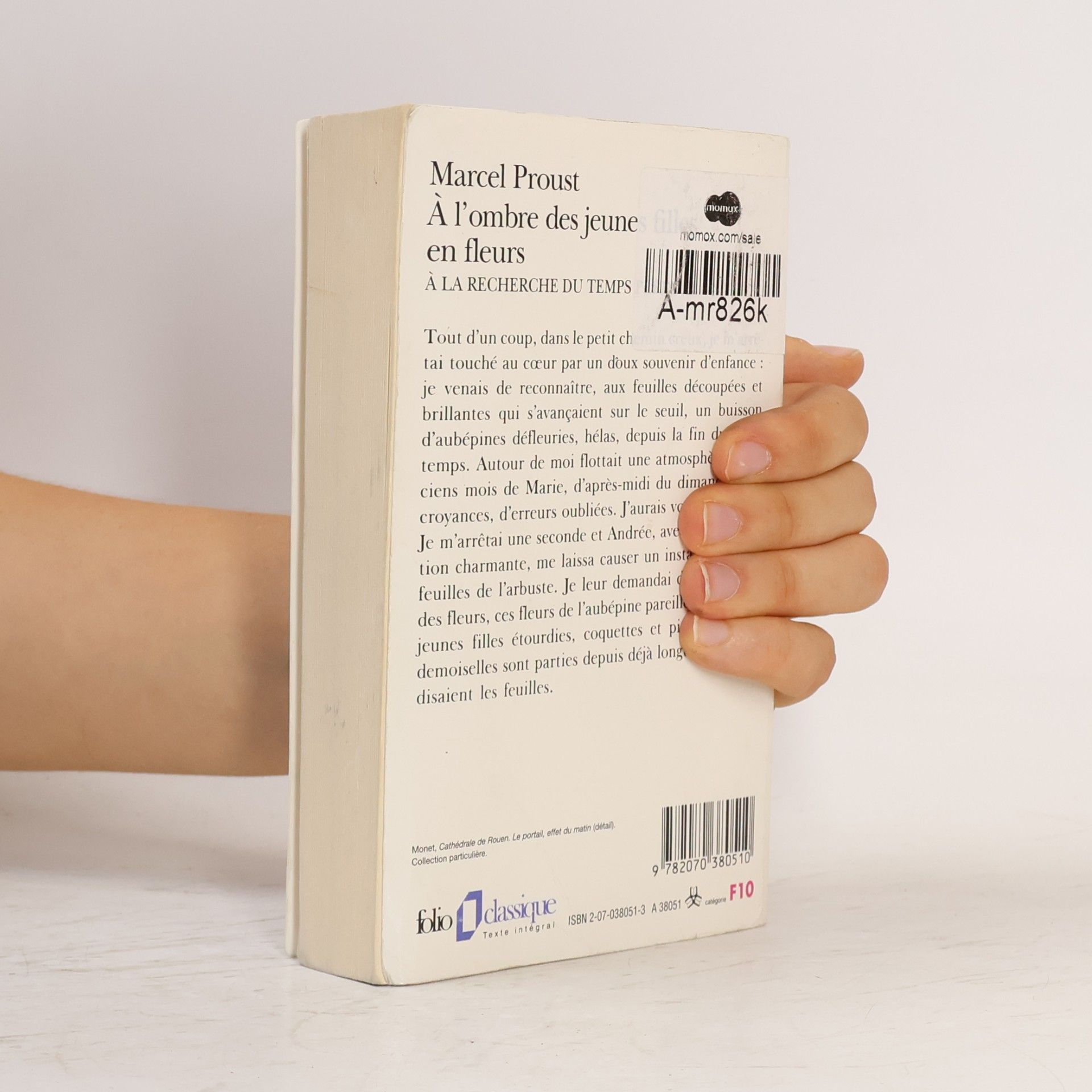 Marcel Proust A l'ombre des jeunes filles en fleur. Im Schatten junger Mädchenblüte, französische Ausgabe