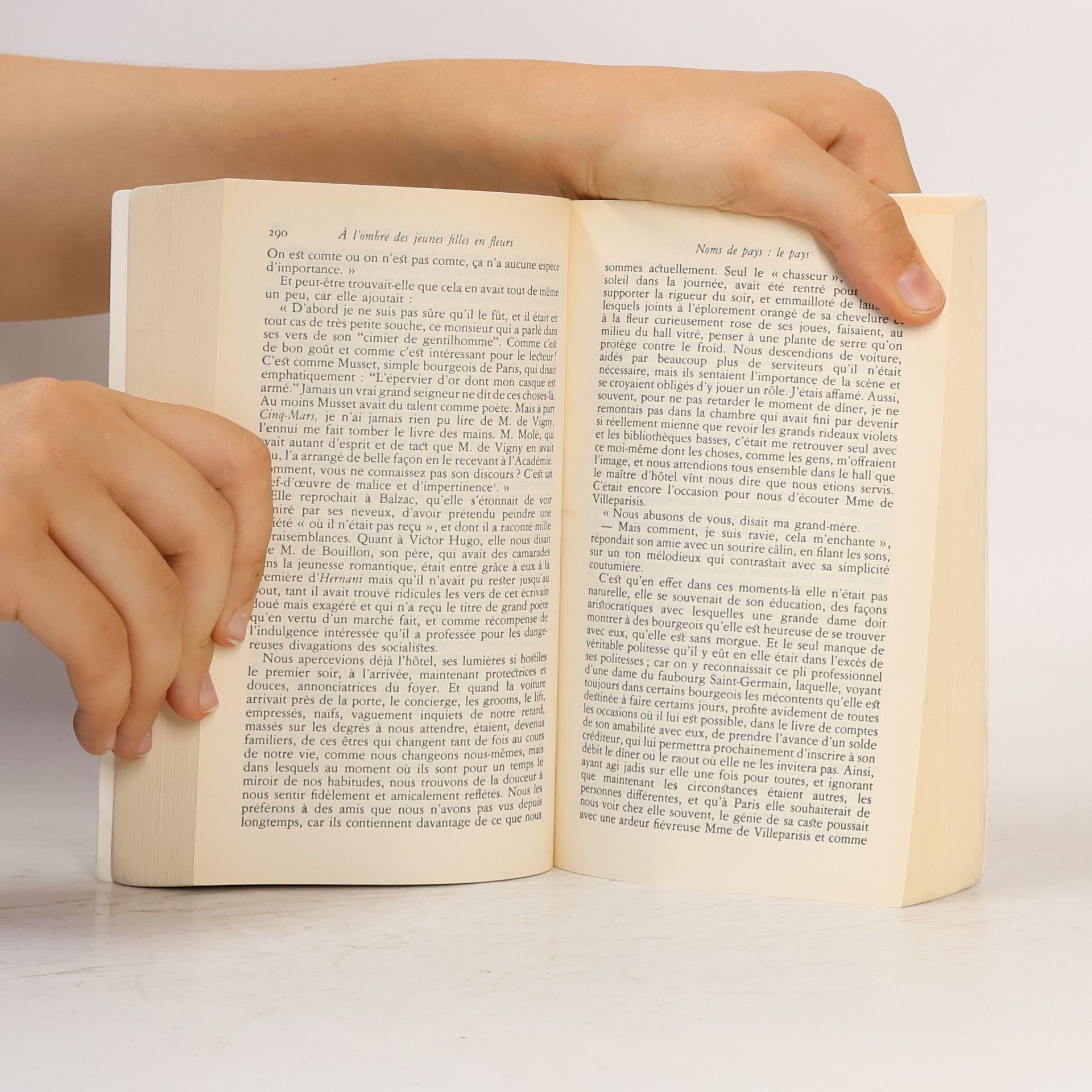 Marcel Proust A l'ombre des jeunes filles en fleur. Im Schatten junger Mädchenblüte, französische Ausgabe