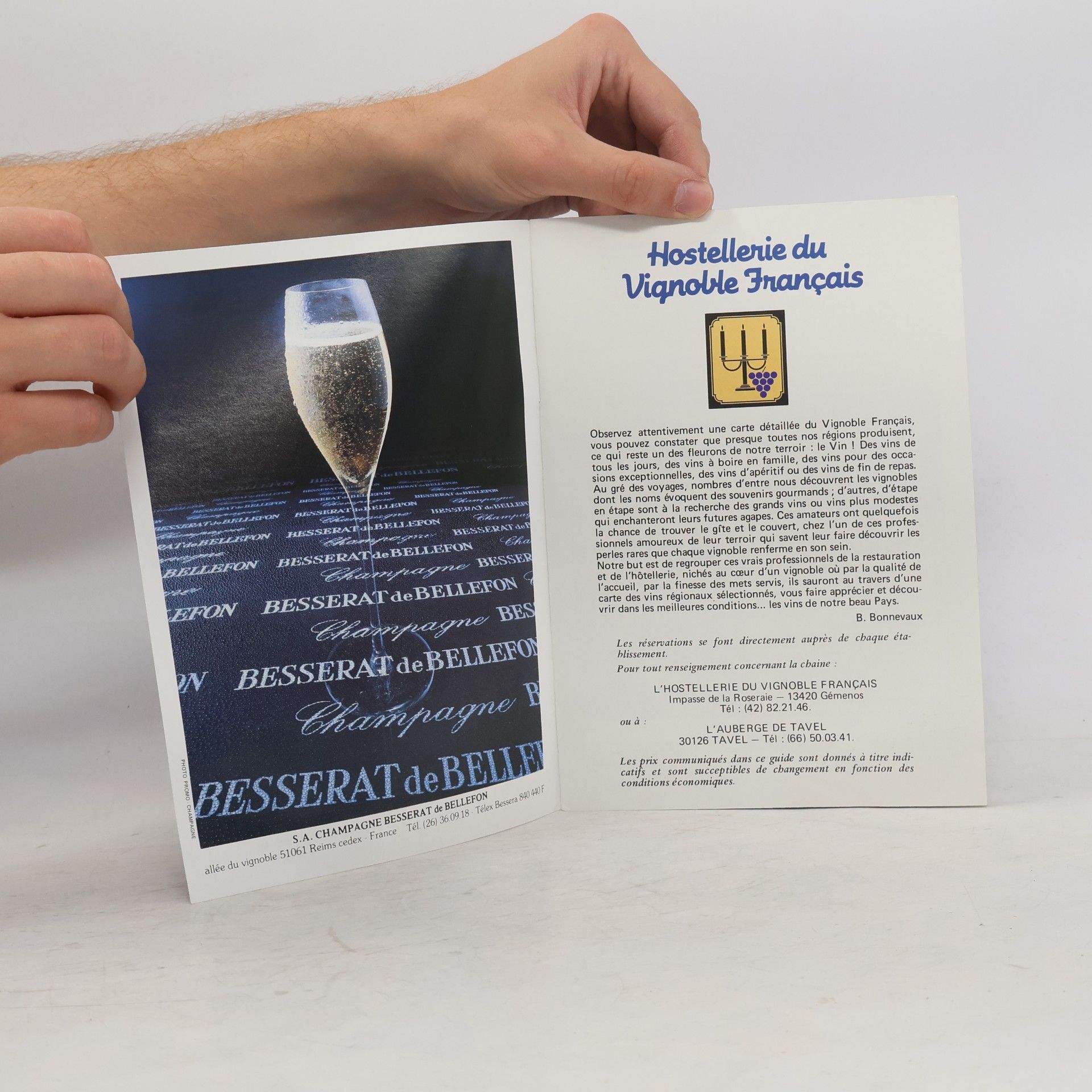 Kolektiv autorů Hostellerie du Vignoble Français