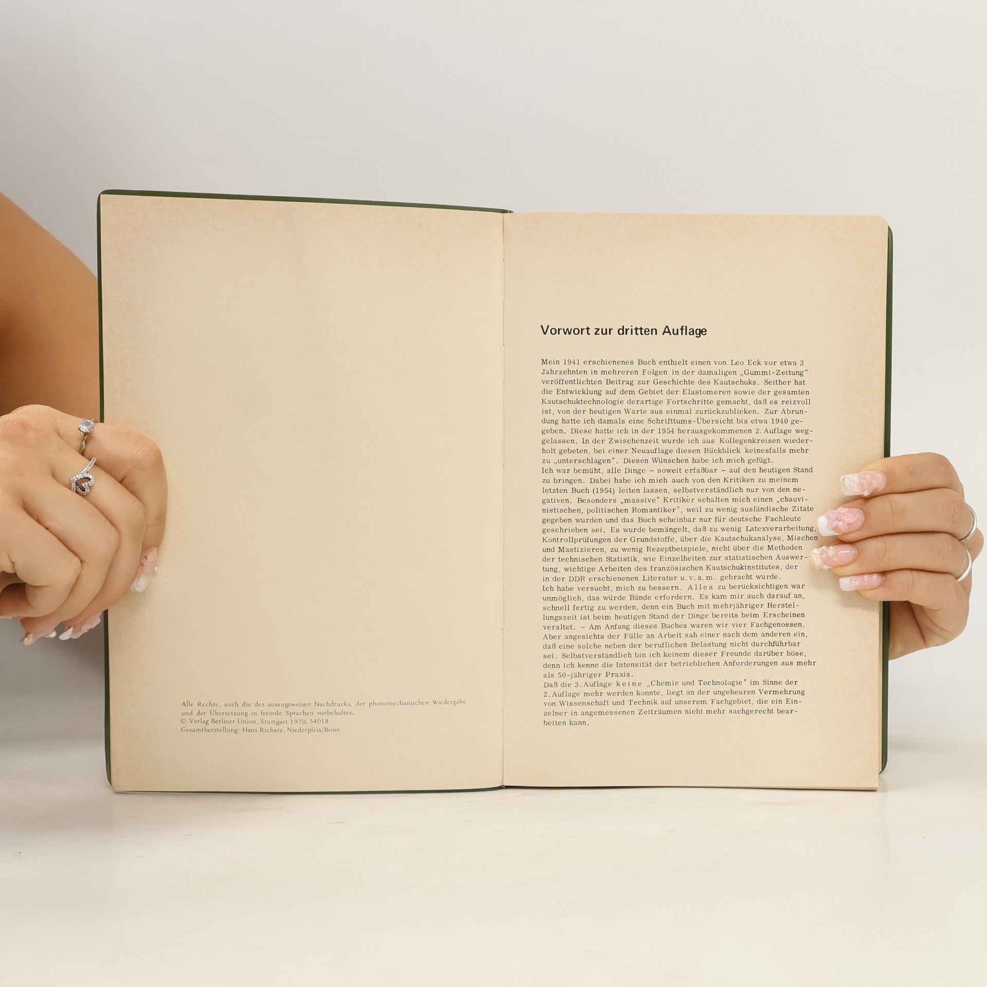Autorenkollektiv Chemie und Technologie der Elastomere