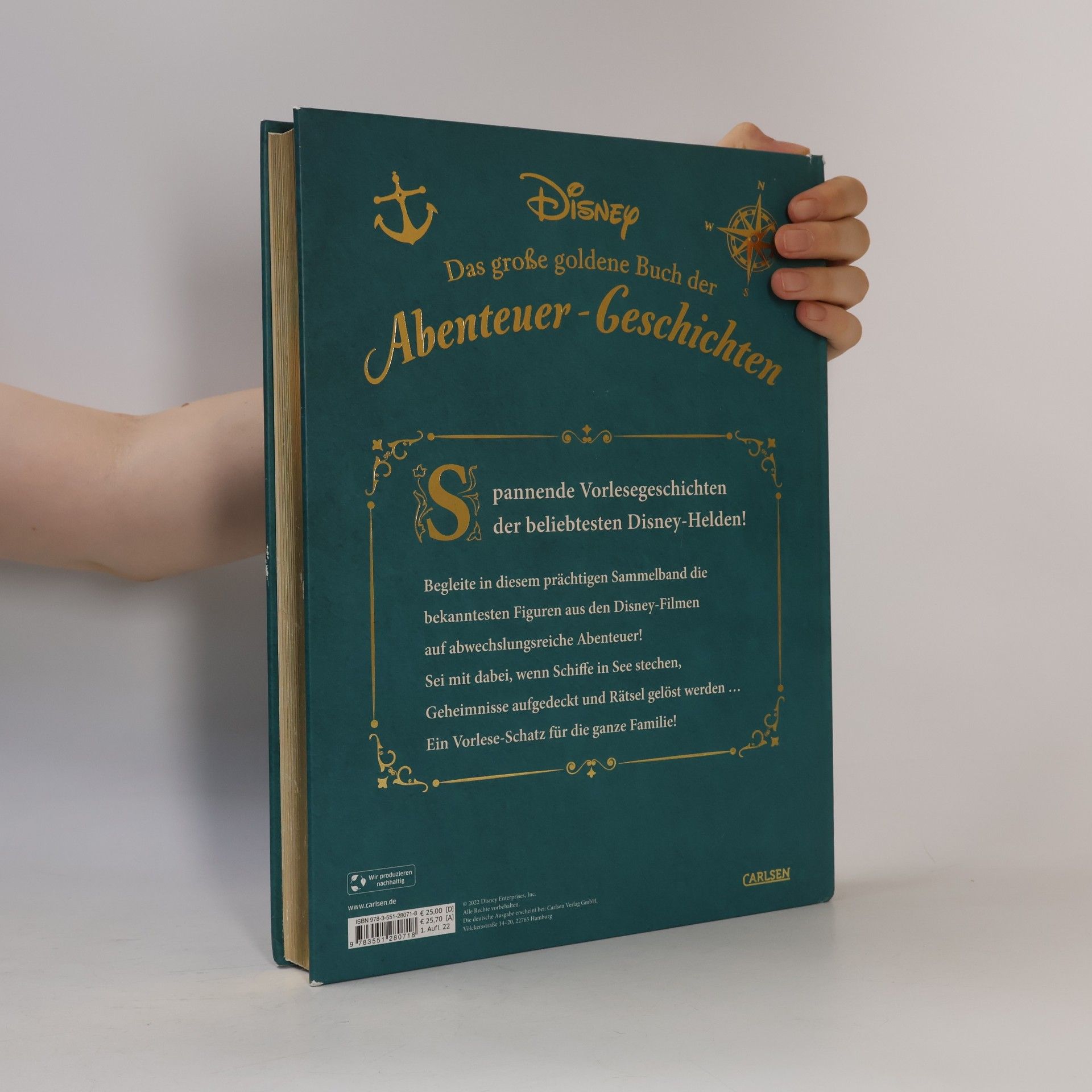 Walt Disney Disney: Das große goldene Buch der Abenteuer-Geschichten