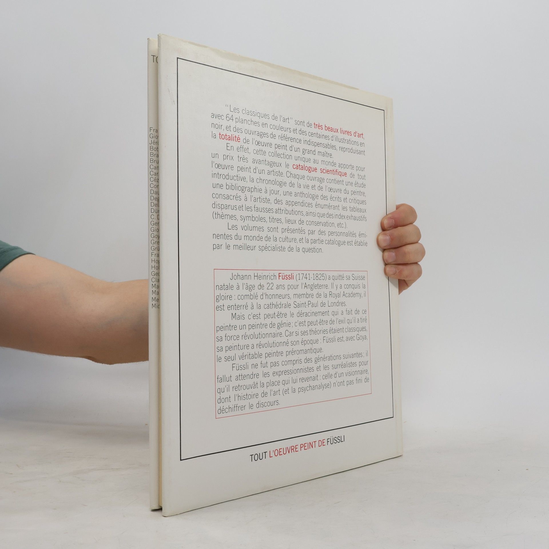 Various authors Tout L'Oeuvre Peint de Füssli