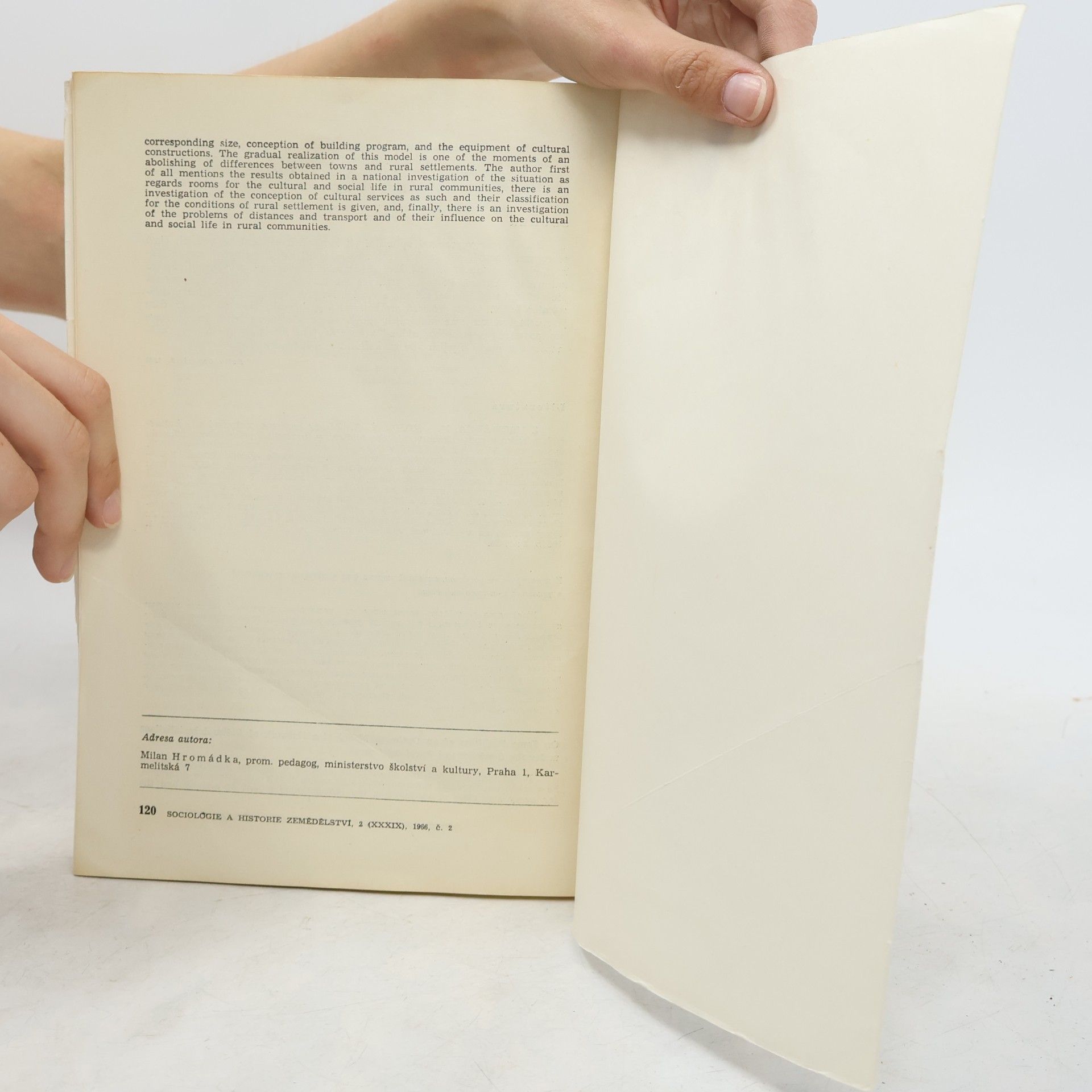 Kolektiv autorů Sborník ÚVTI : Sociologie a historie zemědělství