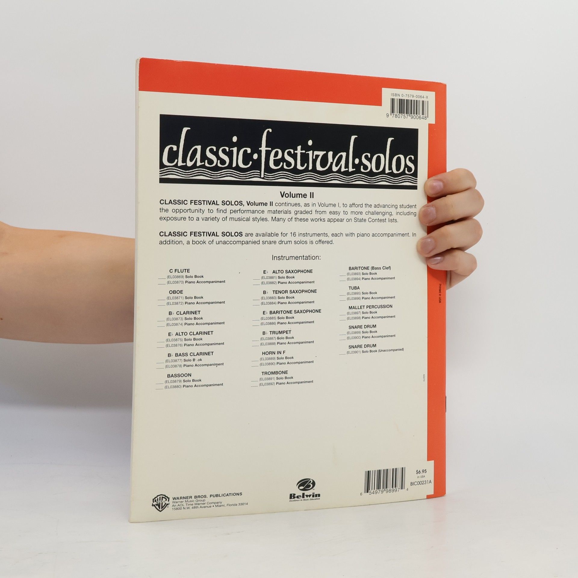 Fred Weber Student Instrumental Course - 2: Alto Saxophone Student