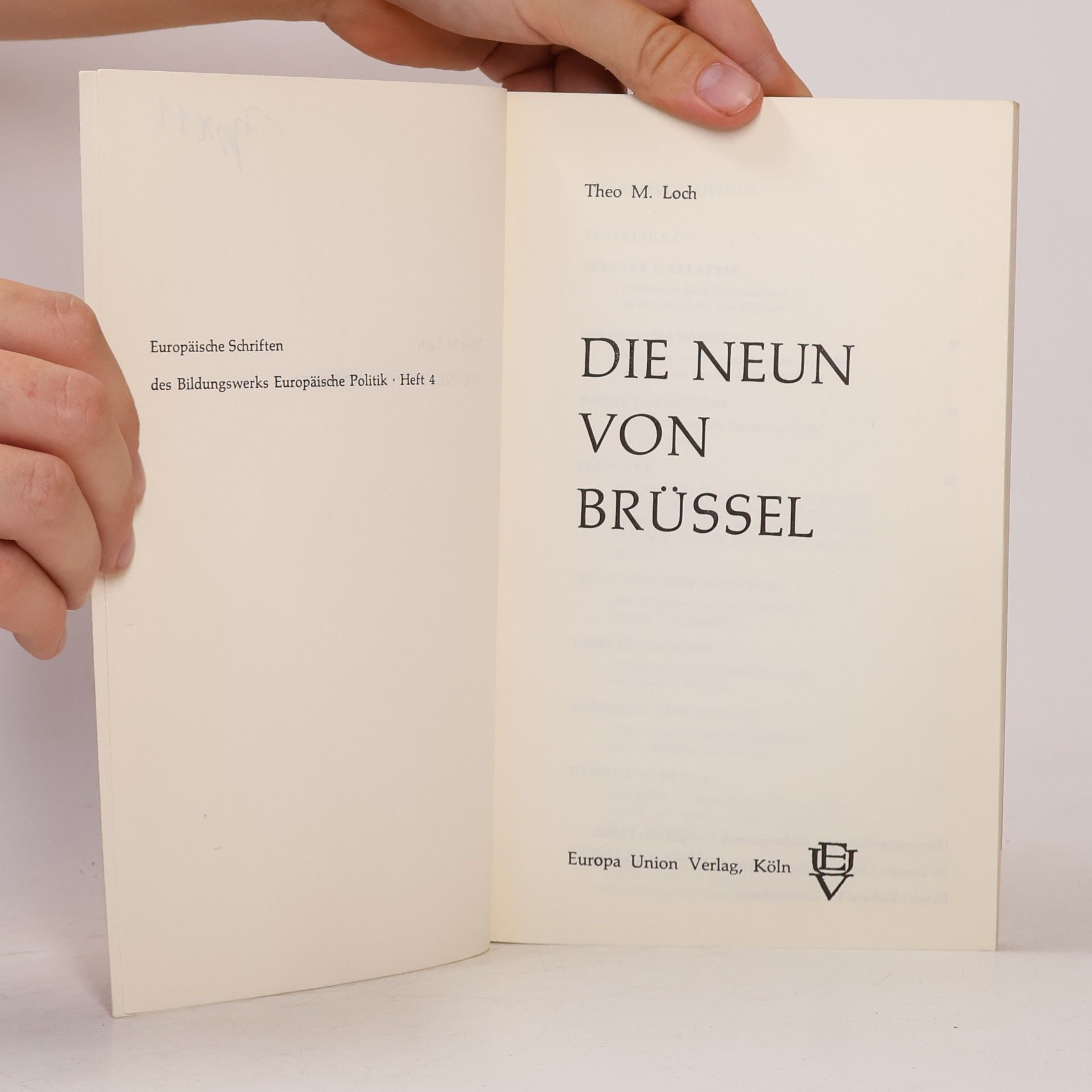 Theo M. Loch Die Neun von Brussel