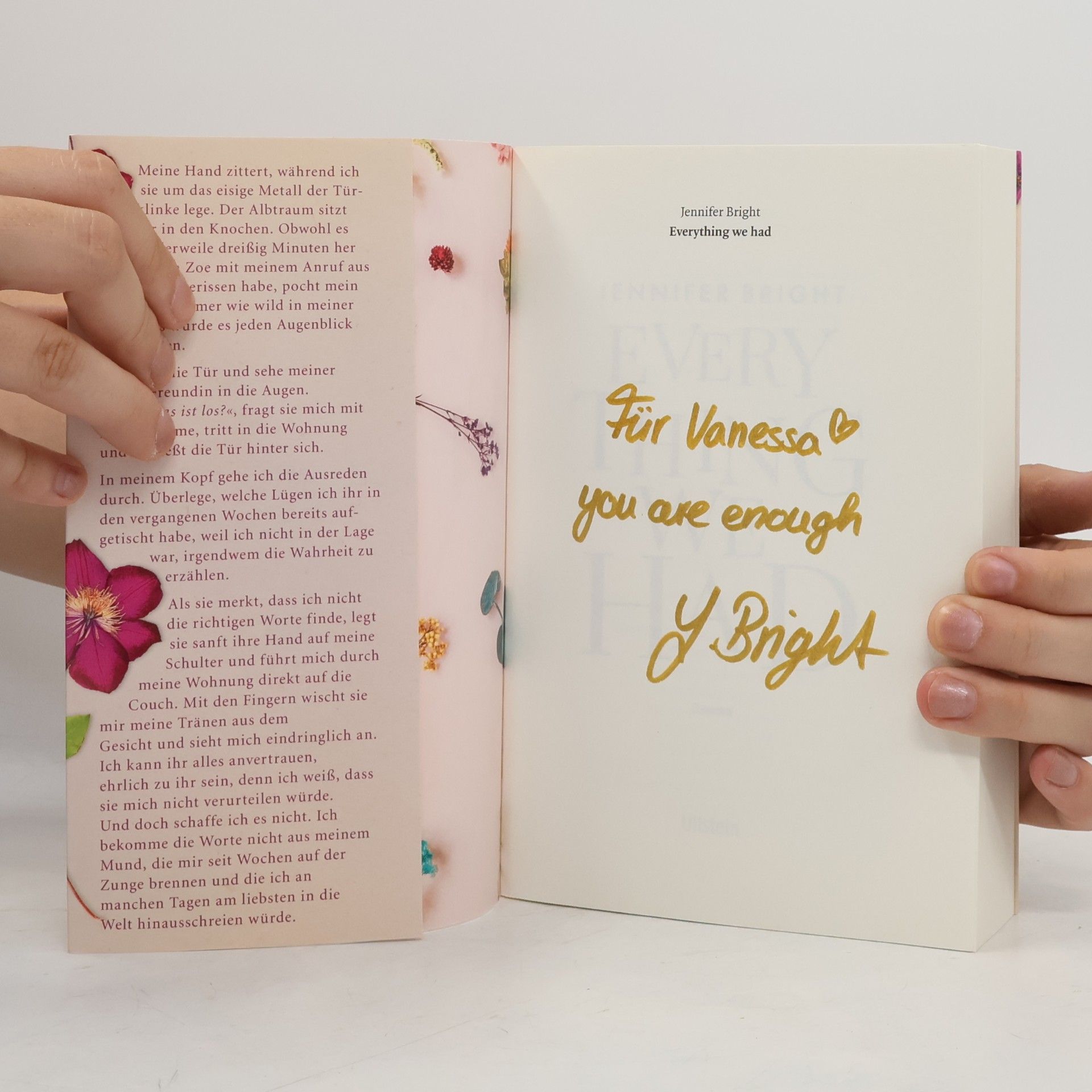 Jennifer Bright Everything we had