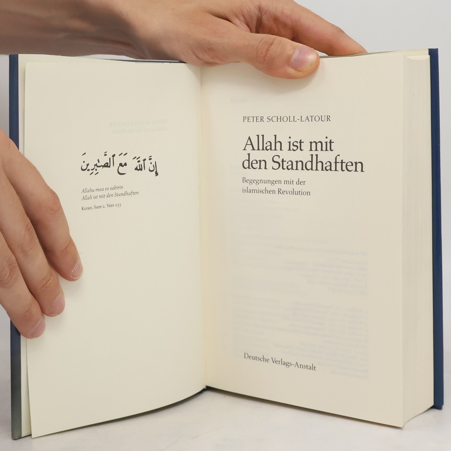 Peter Scholl-Latour Allah ist mit den Standhaften