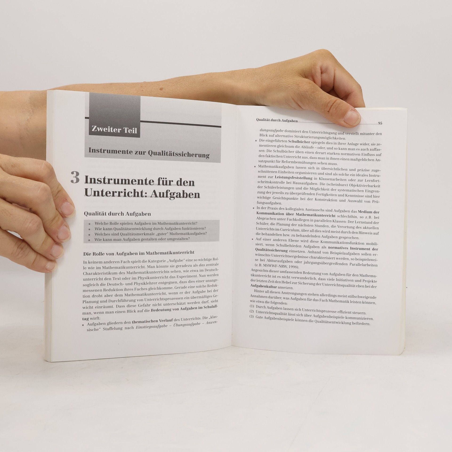 Timo Leuders Qualität im Mathematikunterricht der Sekundarstufe I und II