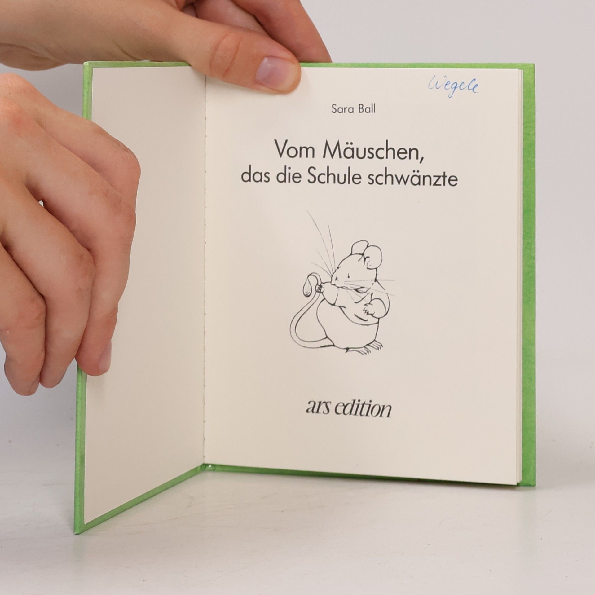 Sara Ball Vom Mäuschen, das die Schule schwänzte
