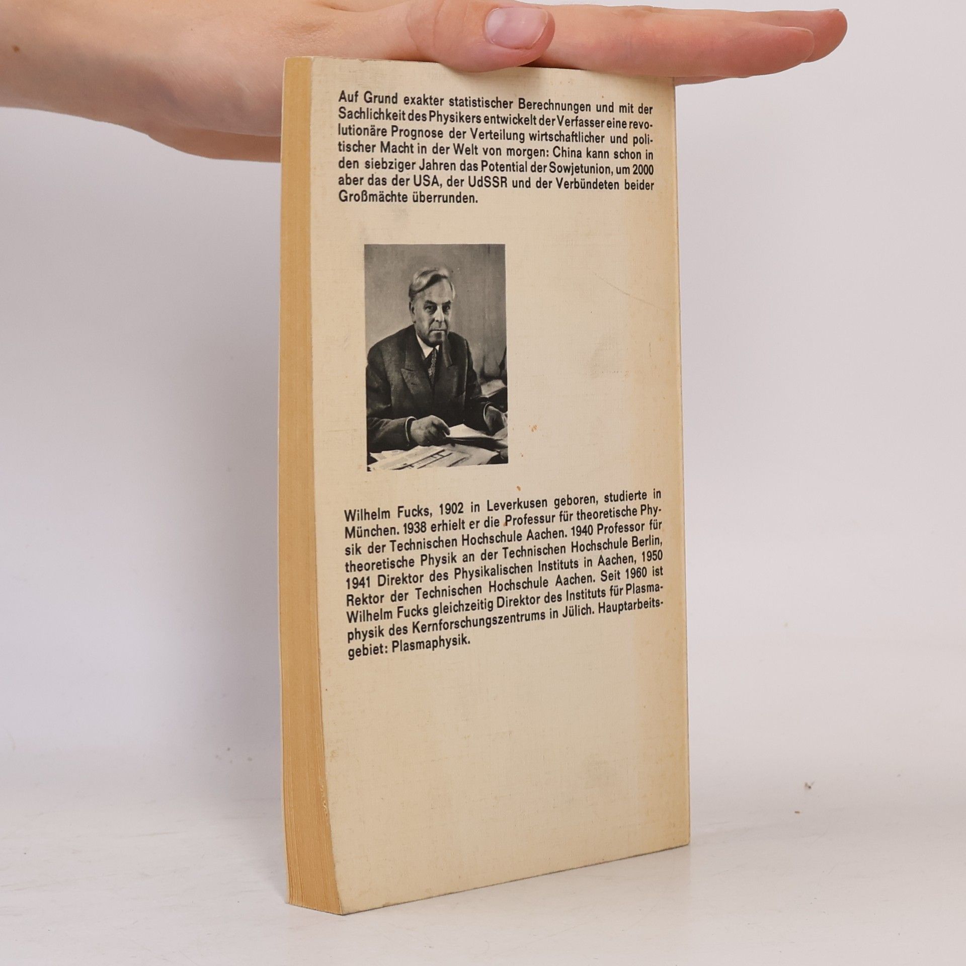 Wilhelm Fucks Formeln zur Macht
