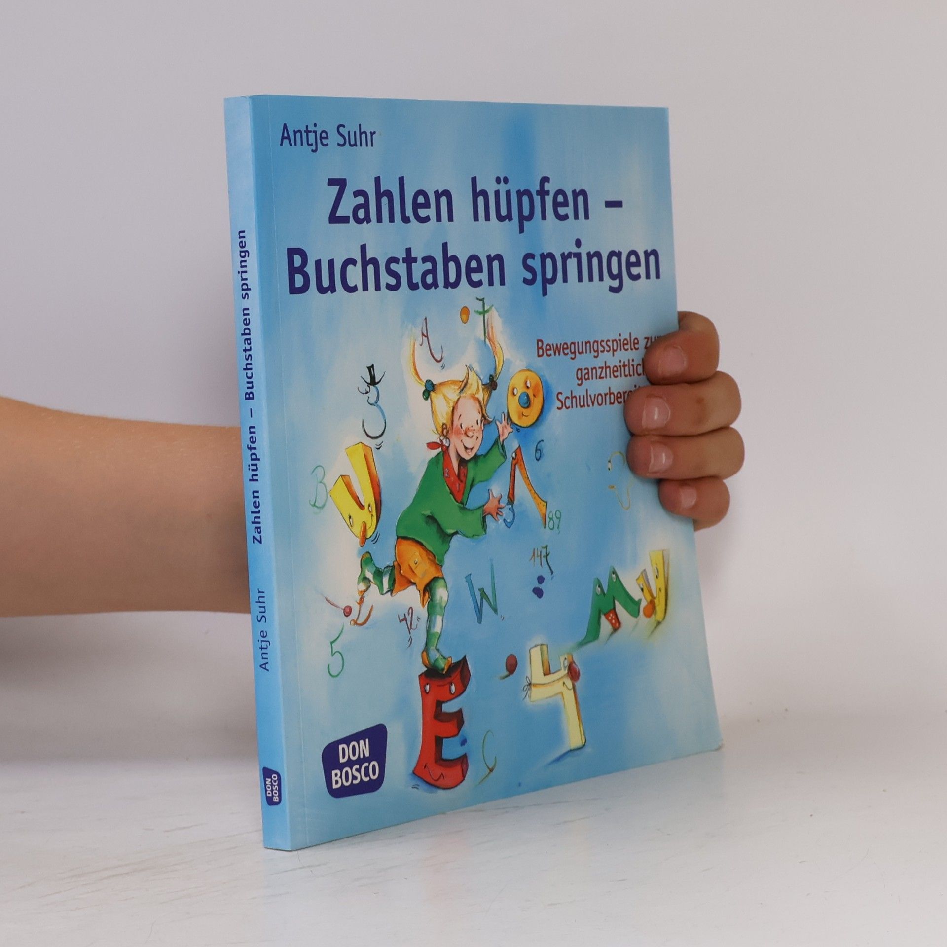Zahlen hüpfen - Buchstaben springen