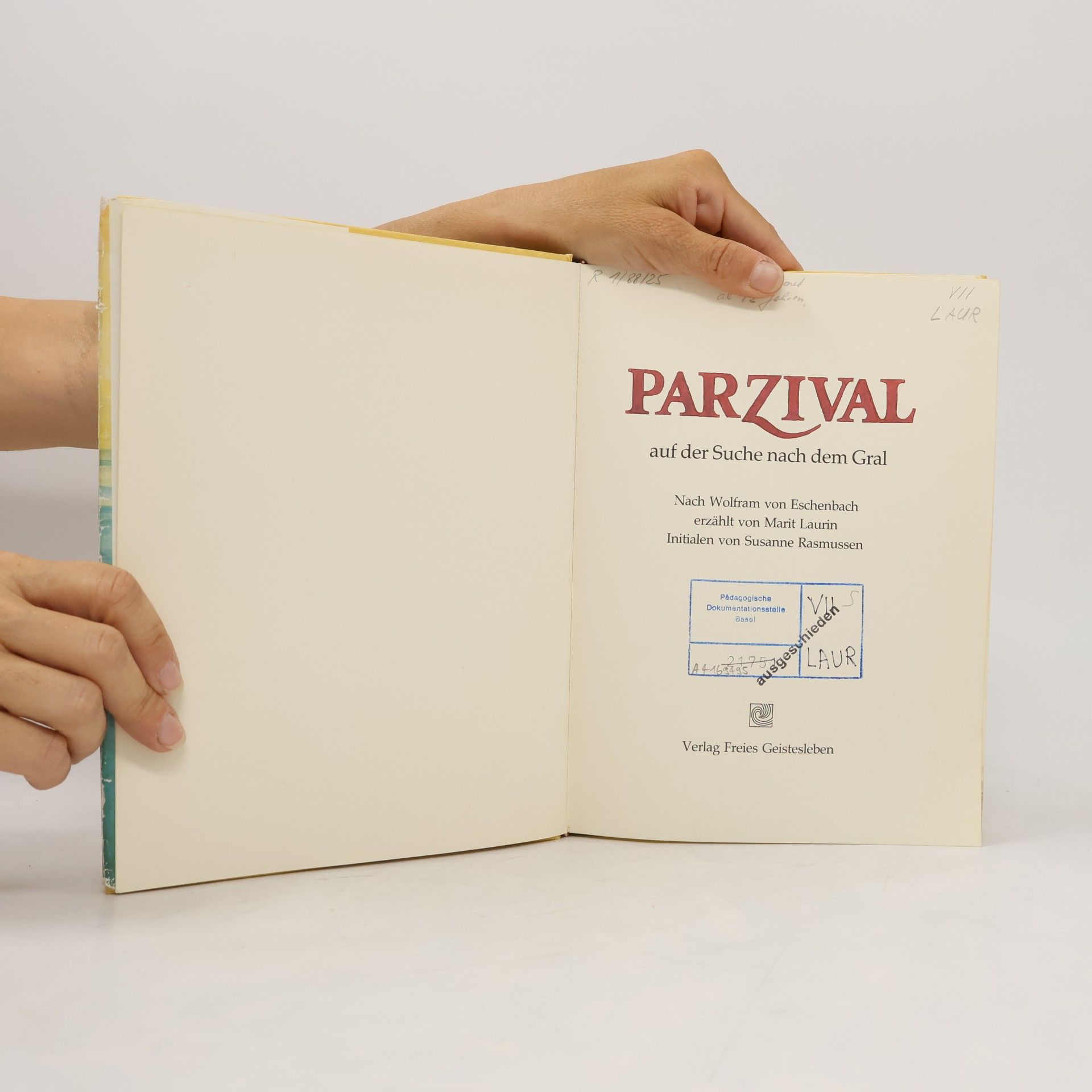 Marit Laurin Parzival auf der Suche nach dem Gral