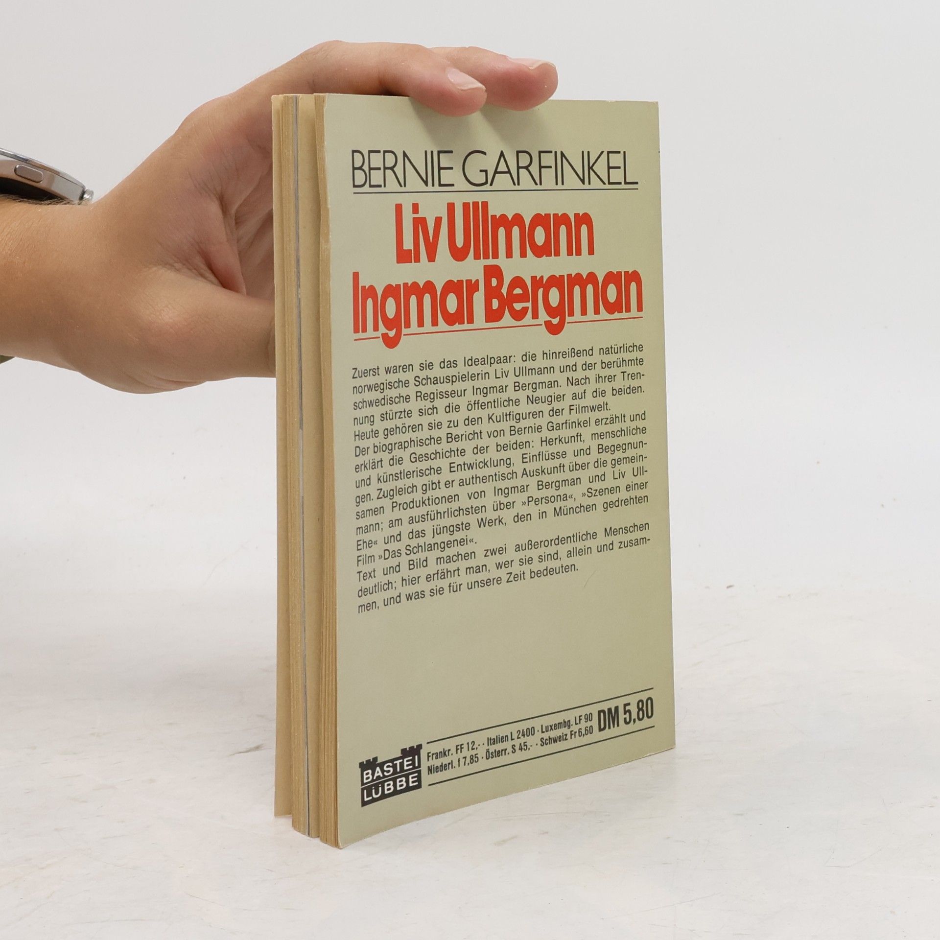 Bernie Garfinkel Liv Ullmann Ingmar Bergman