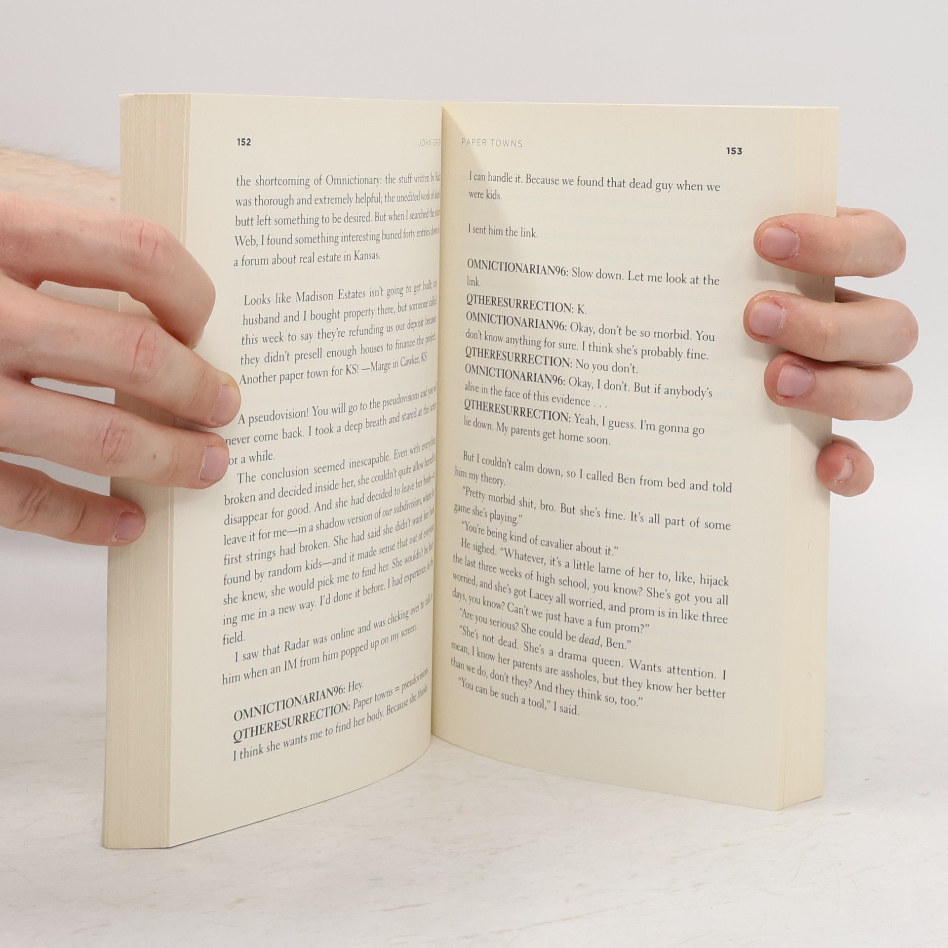 John Green Paper Towns