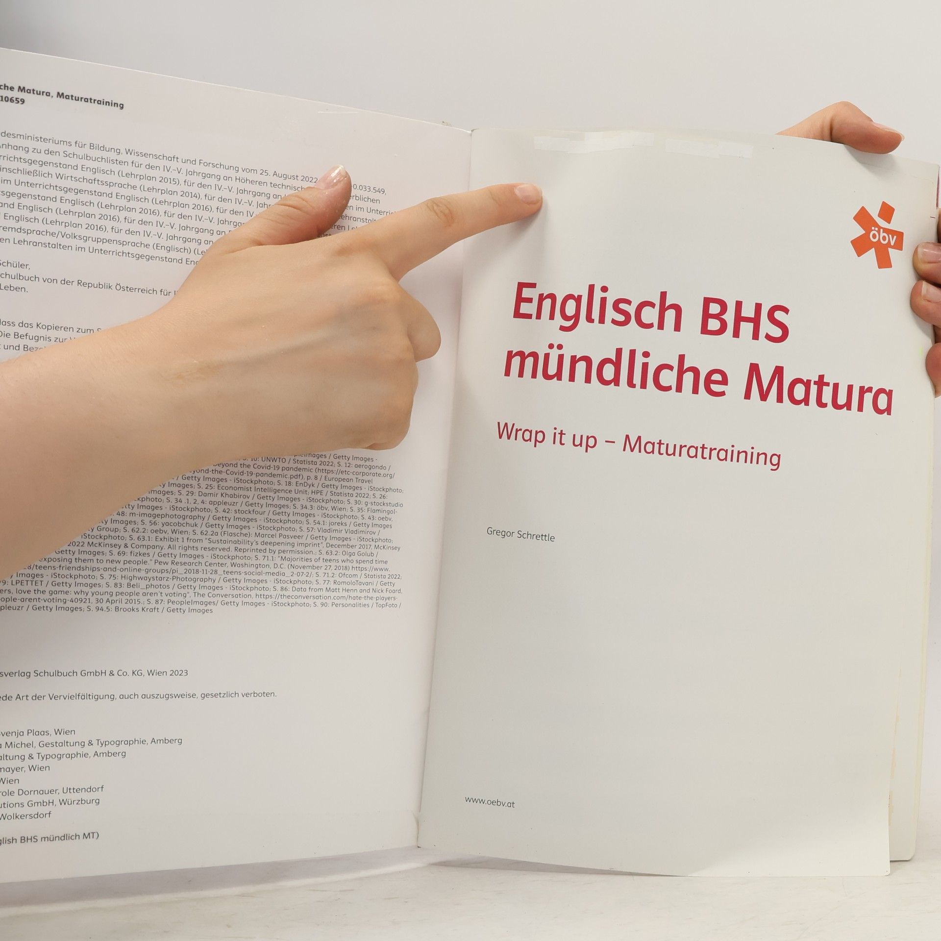 Gregor Schrettle Englisch BHS mündliche Matura