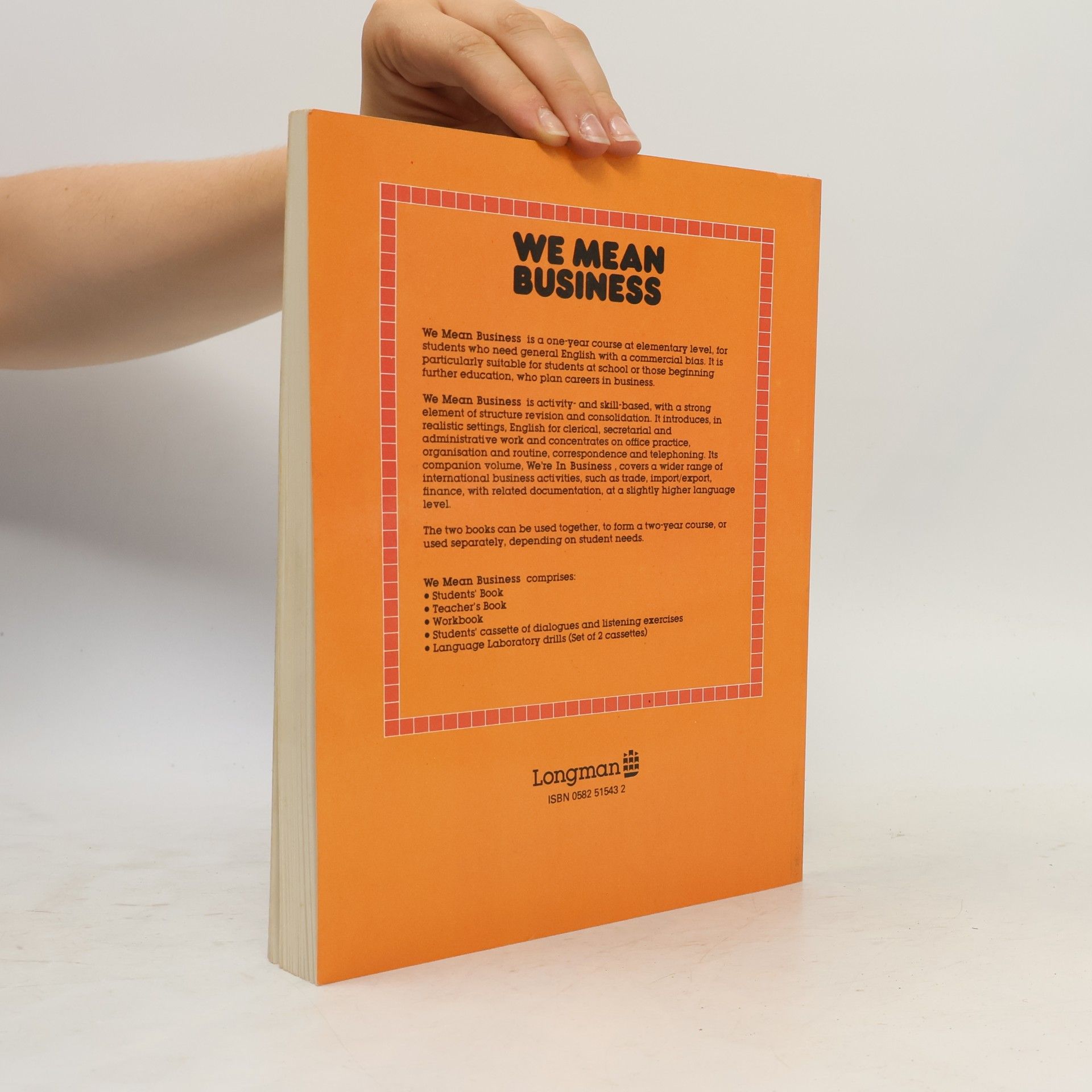 Susan Norman We mean business : an elementary course in business English : students' book
