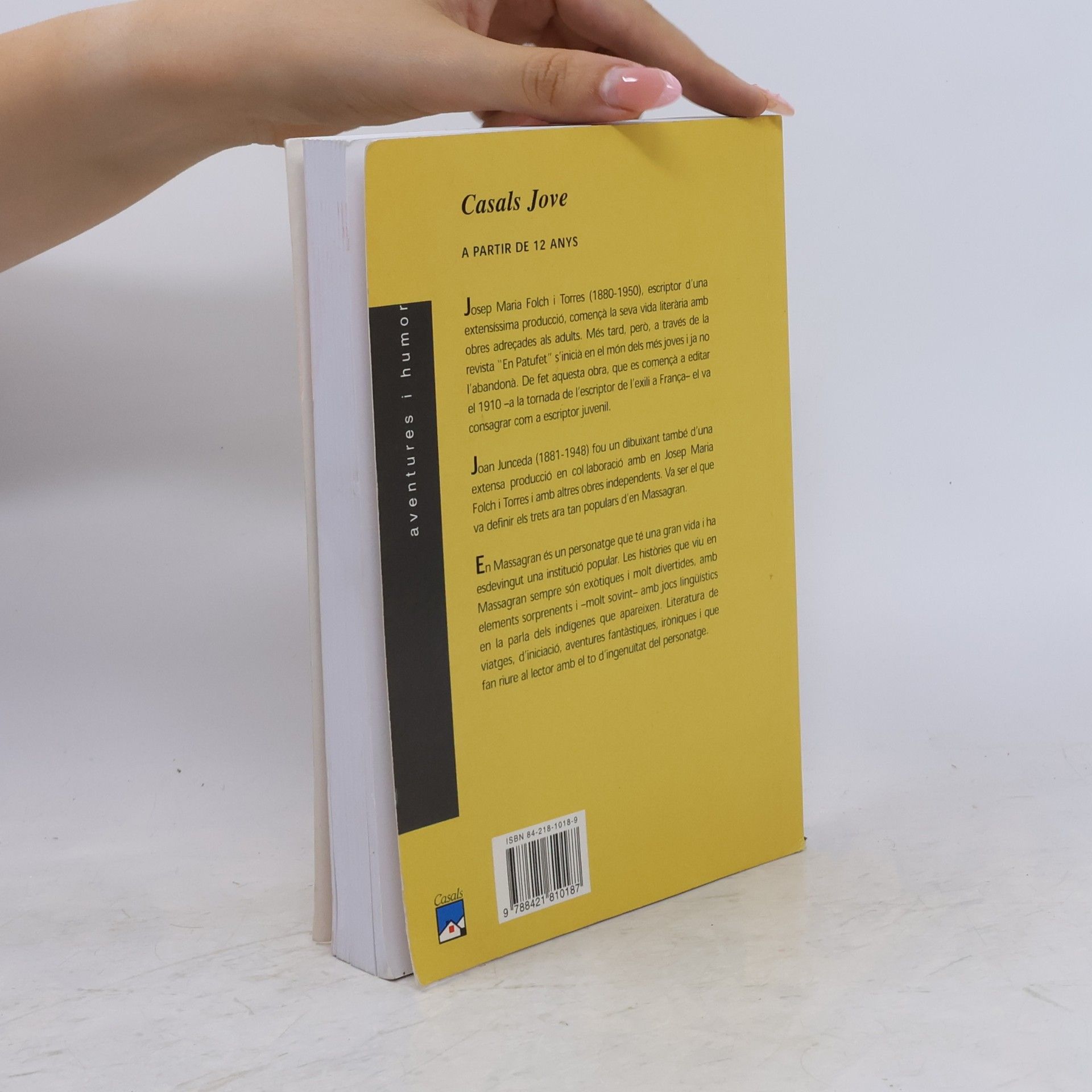 Josep Maria Folch i Torres Casals Jove - 4: Les aventures extraordinàries d’en Massagran - 8a edició
