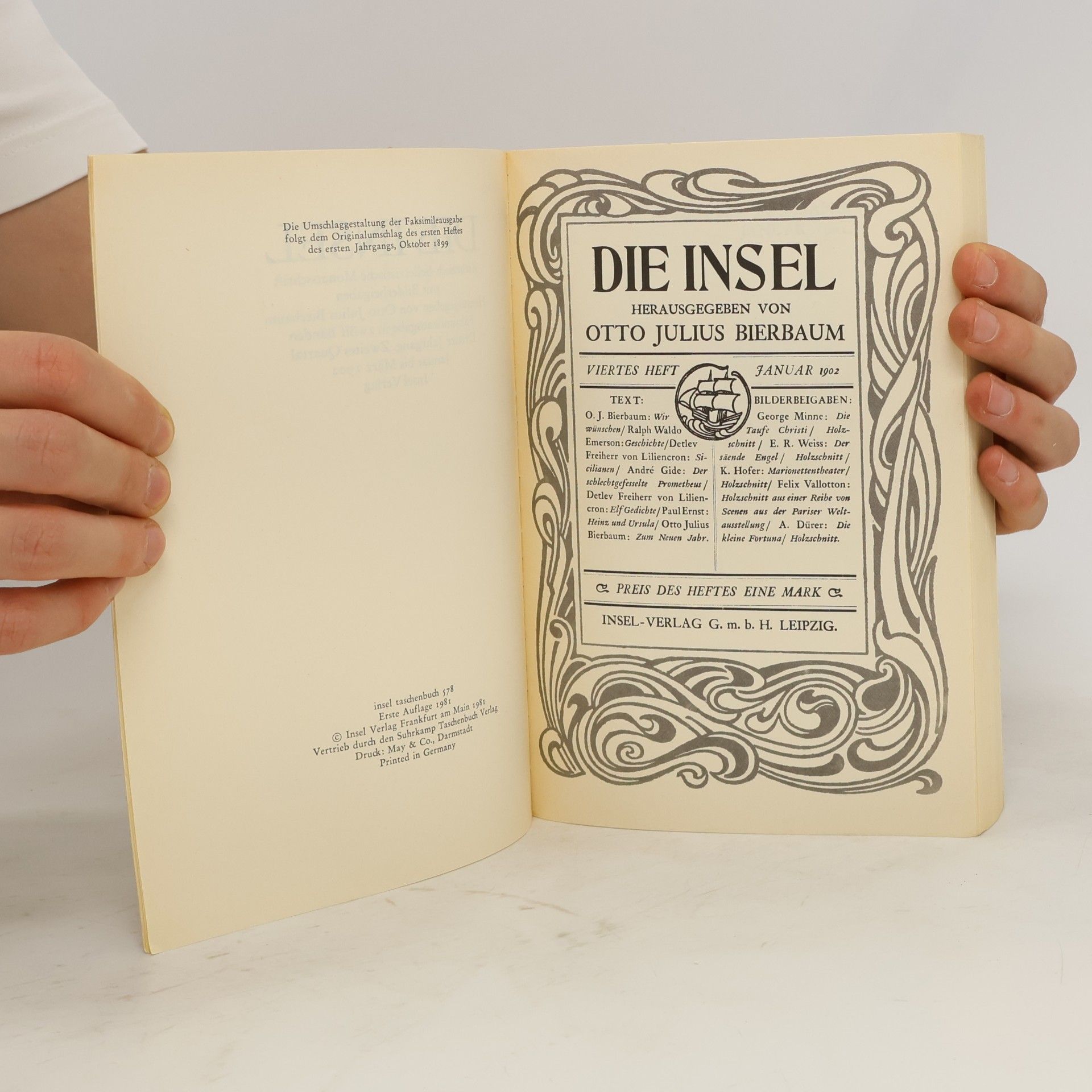 Otto Julius Bierbaum Die Insel Band III-2