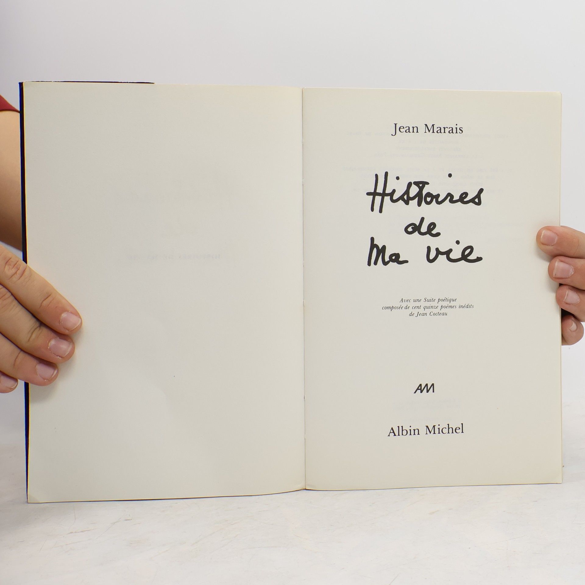 Jean Marais Histoires de ma vie