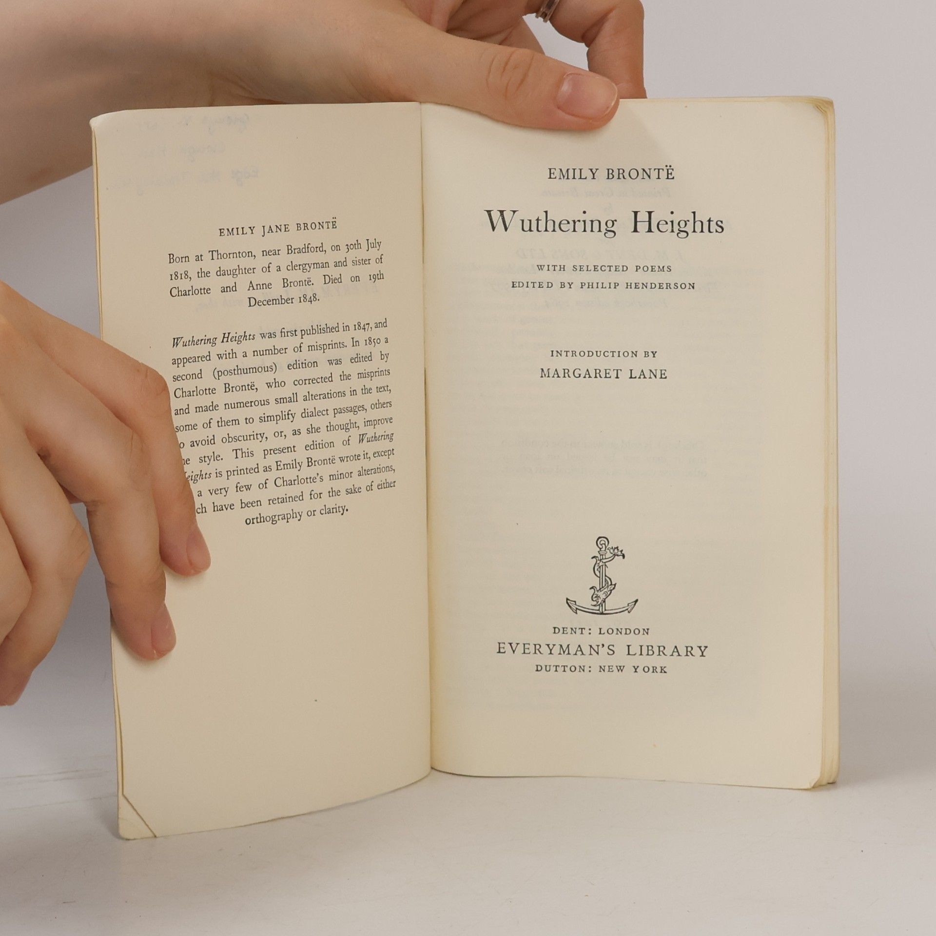Emily Brontë Wuthering Heights and Poems