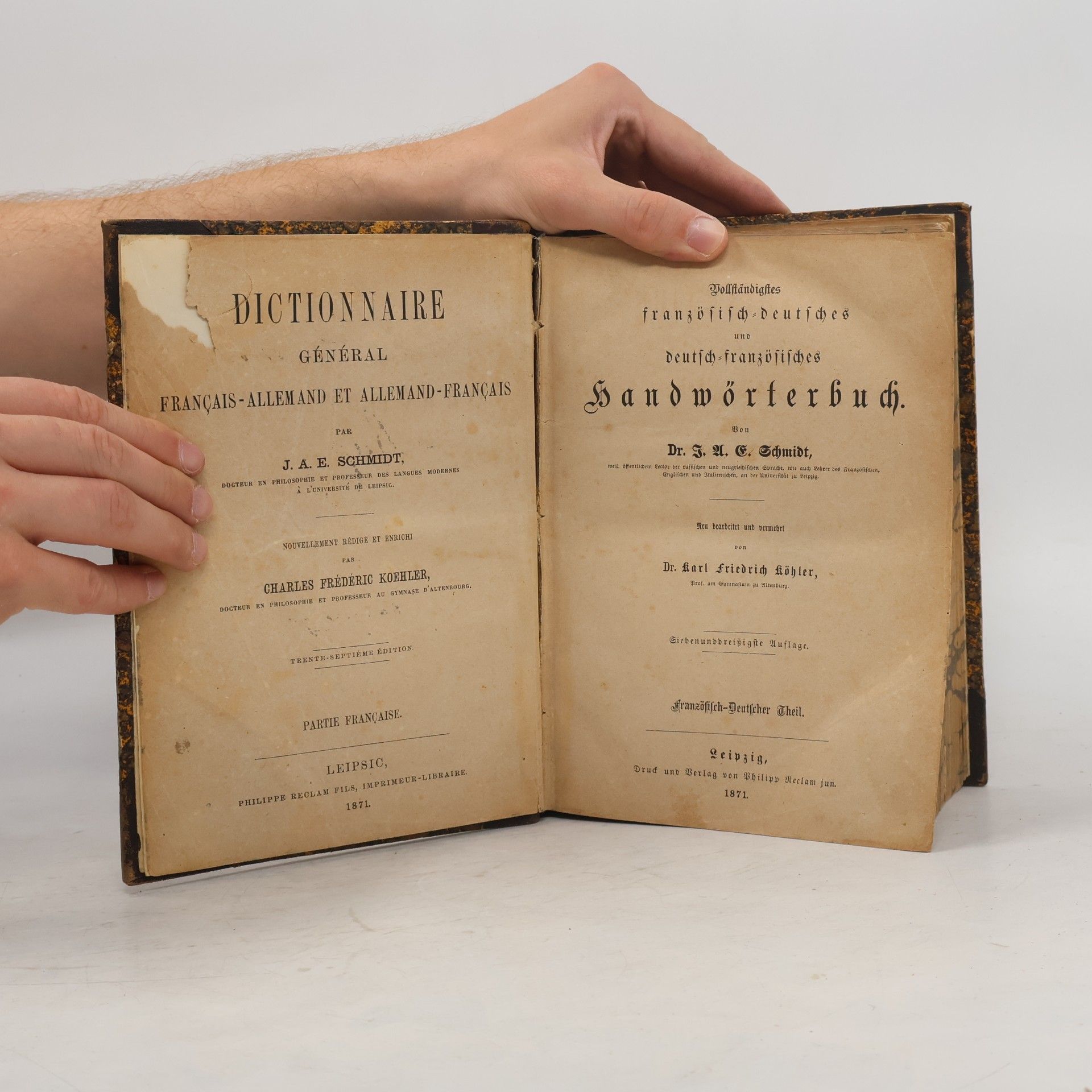 Kolektiv autorů Vollständiges französisch-deutsches und deutsch-französisches Handwörterbuch