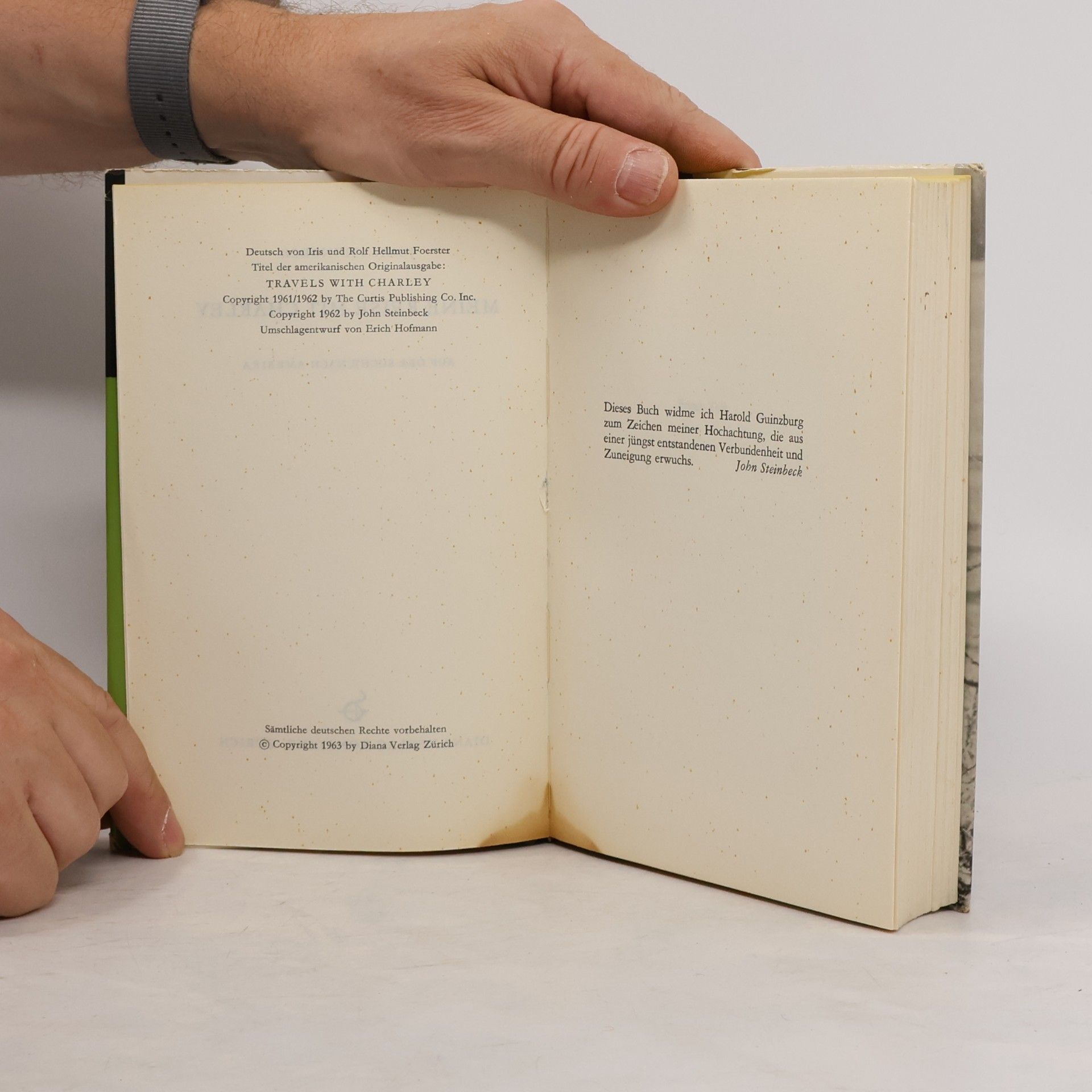 John Steinbeck Meine Reise mit Charley