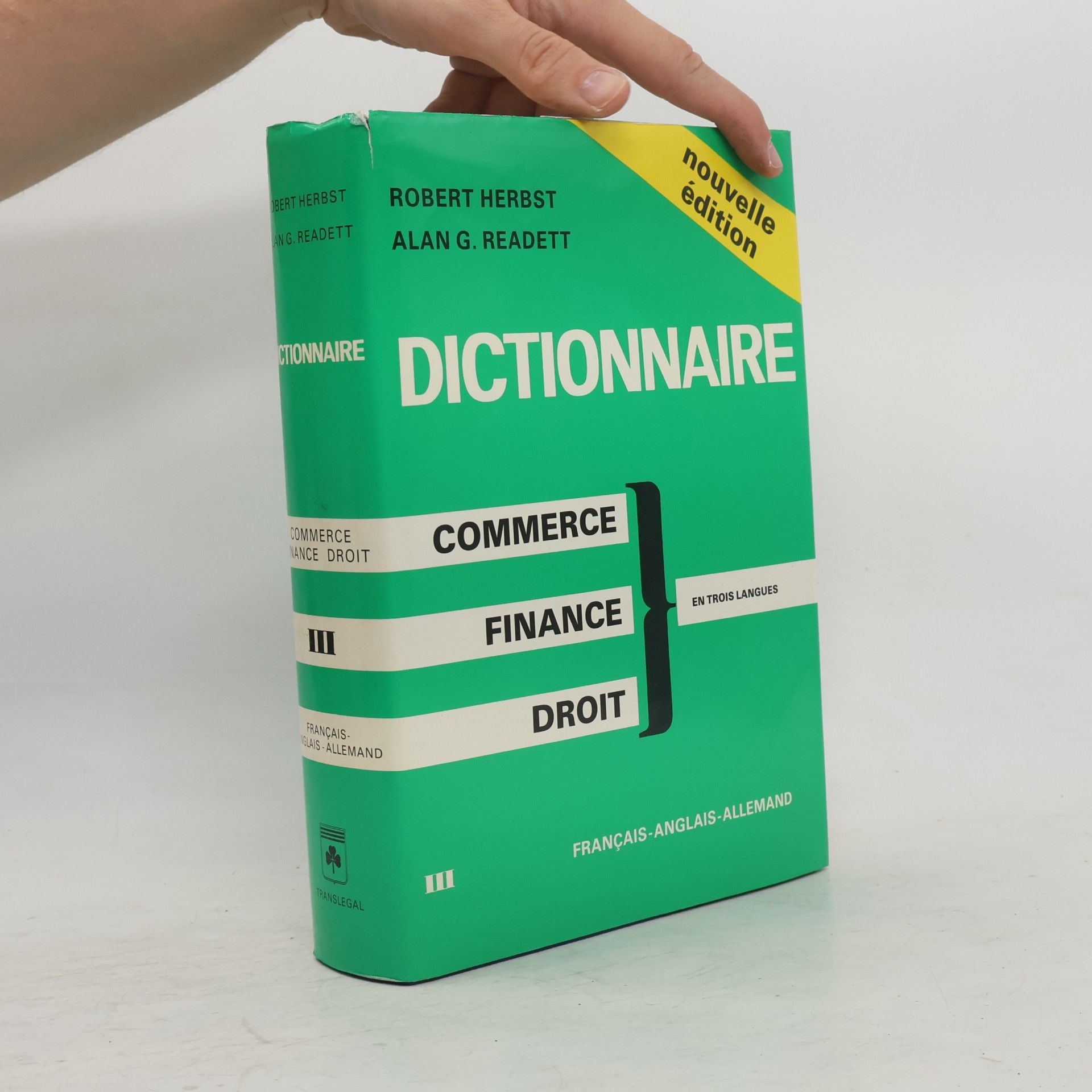 Youssef Chlala Dictionnaire Francais-Arabe. Arabe-Francais. Droit Commerce Finance