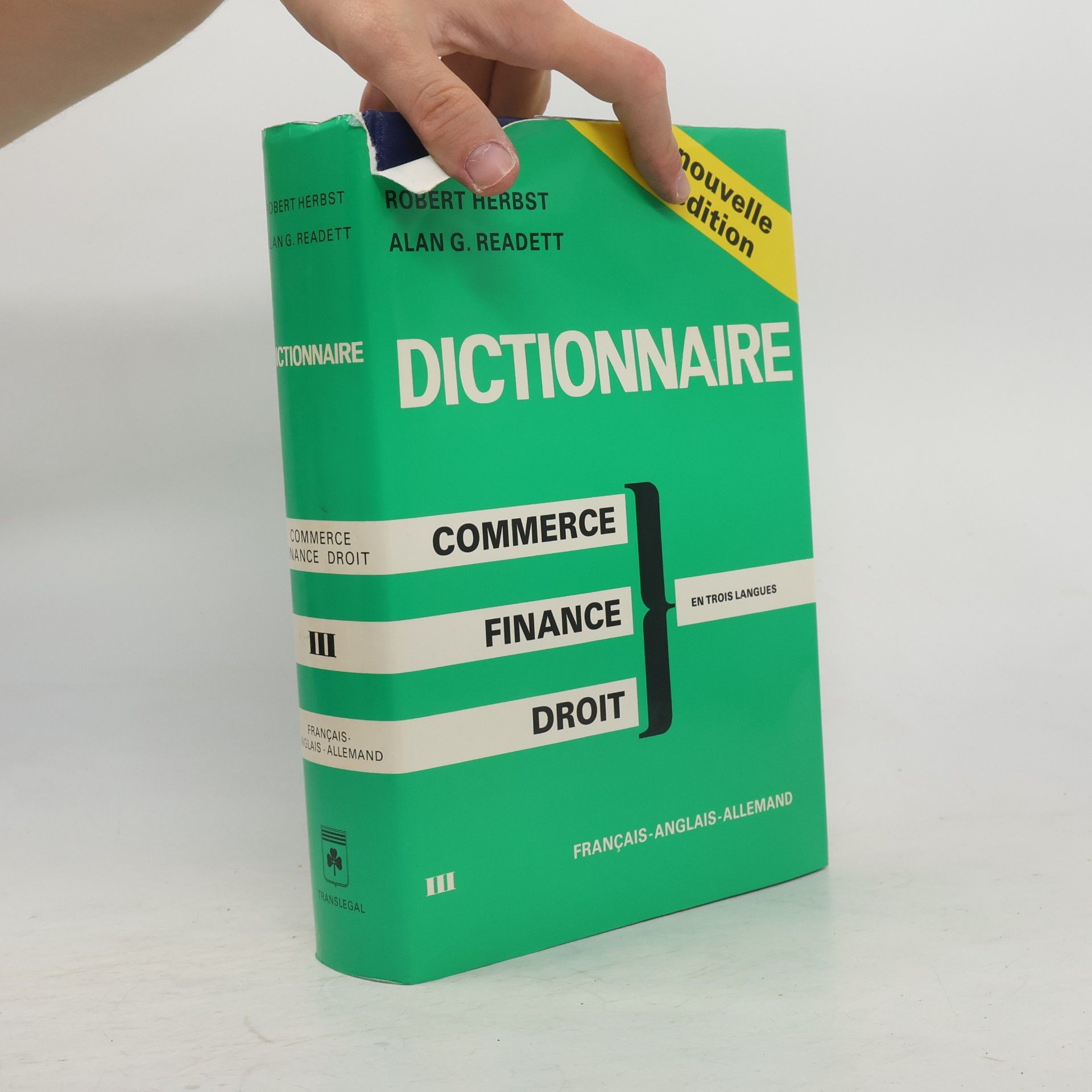 Youssef Chlala Dictionnaire Francais-Arabe. Arabe-Francais. Droit Commerce Finance