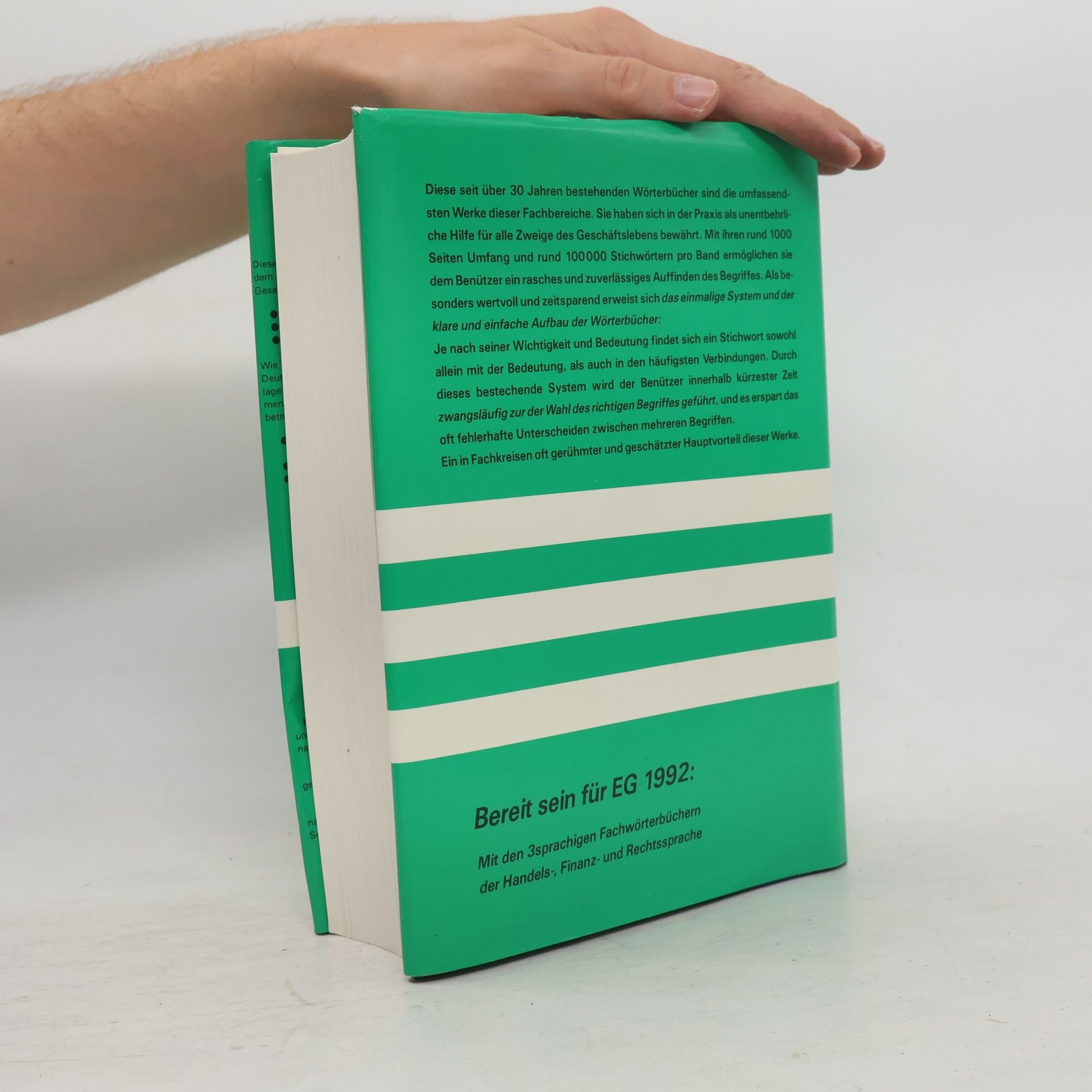 Robert Herbst Wörterbuch der Handels- Finanz- und Rechtssprache. Band. 2. Deutsch-Englisch-Französisch