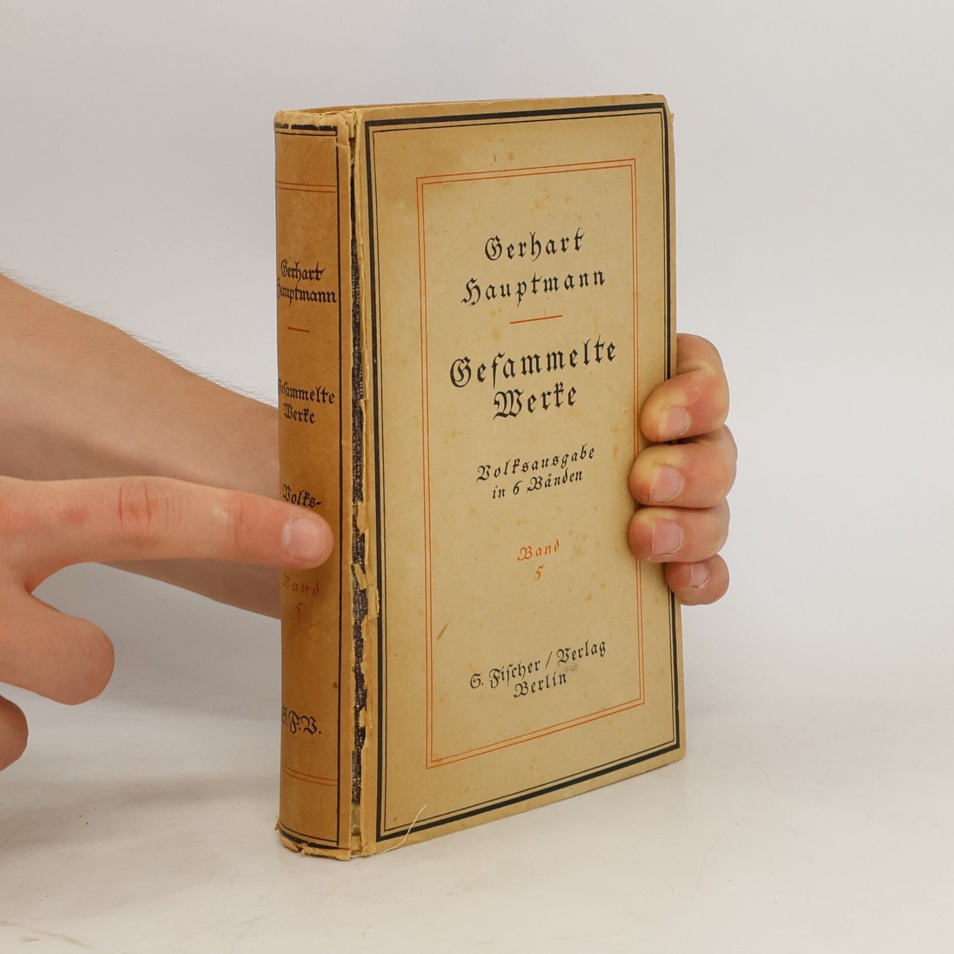 Gerhart Hauptmann Gesammelte Werke Band 5