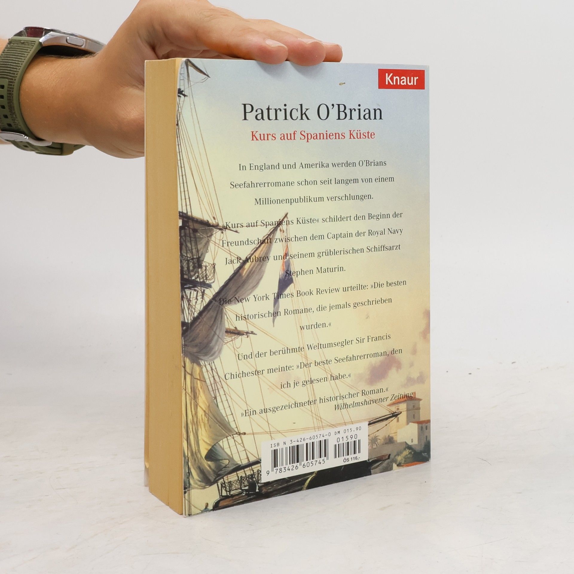 Patrick O'Brian Kurs auf Spaniens Küste