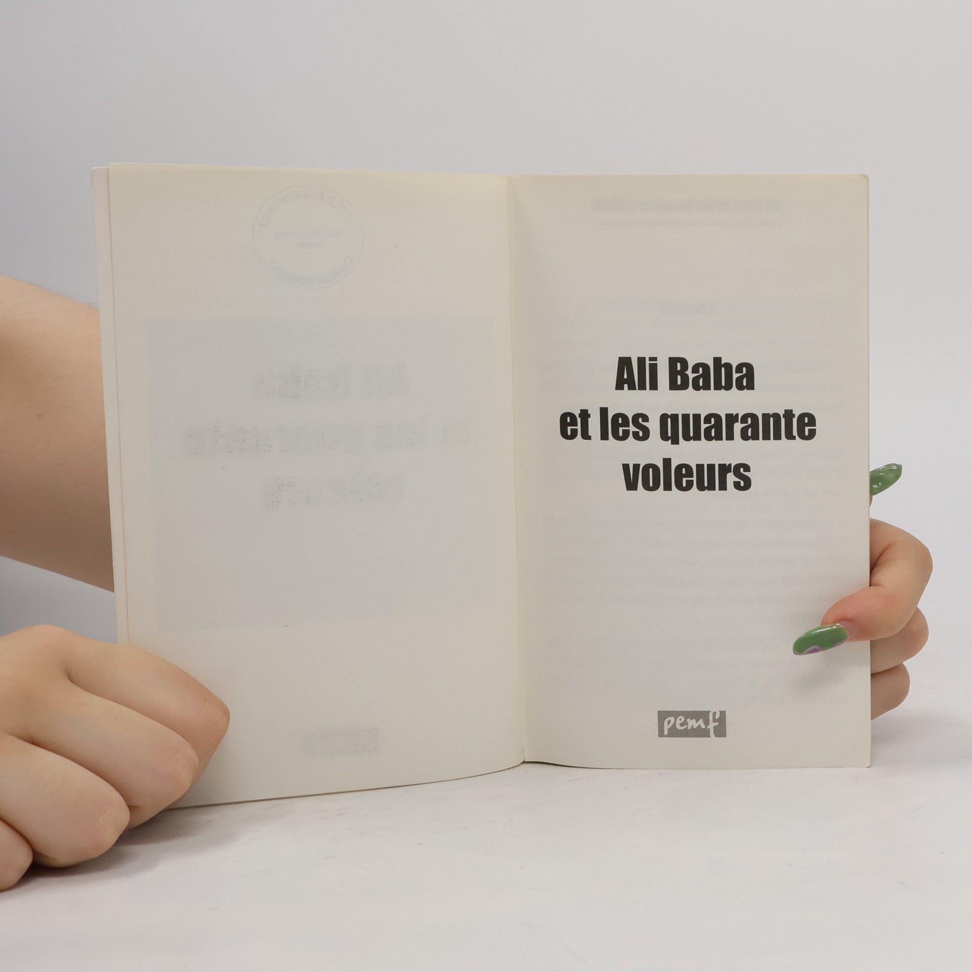 Histoire pour lire: Ali Baba et les quarante voleurs