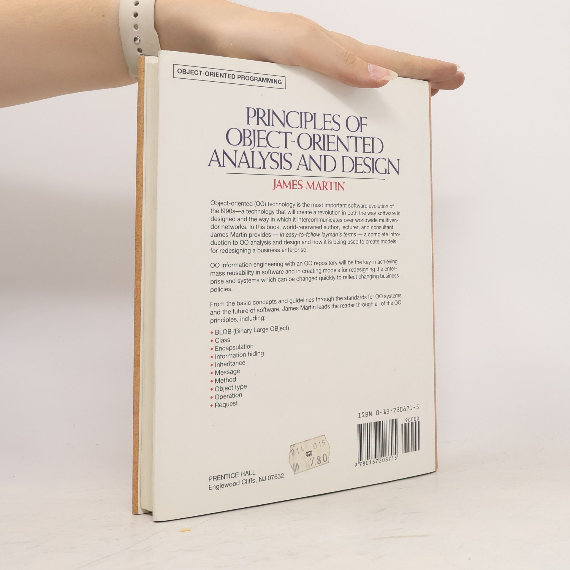 James Martin Principles of Object-Oriented Analysis and Design