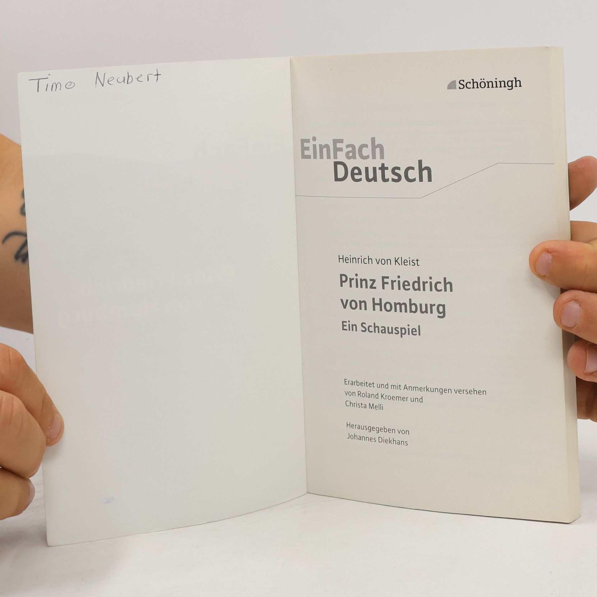 Collectif d'auteurs Heinrich von Kleist, Prinz Friedrich von Homburg
