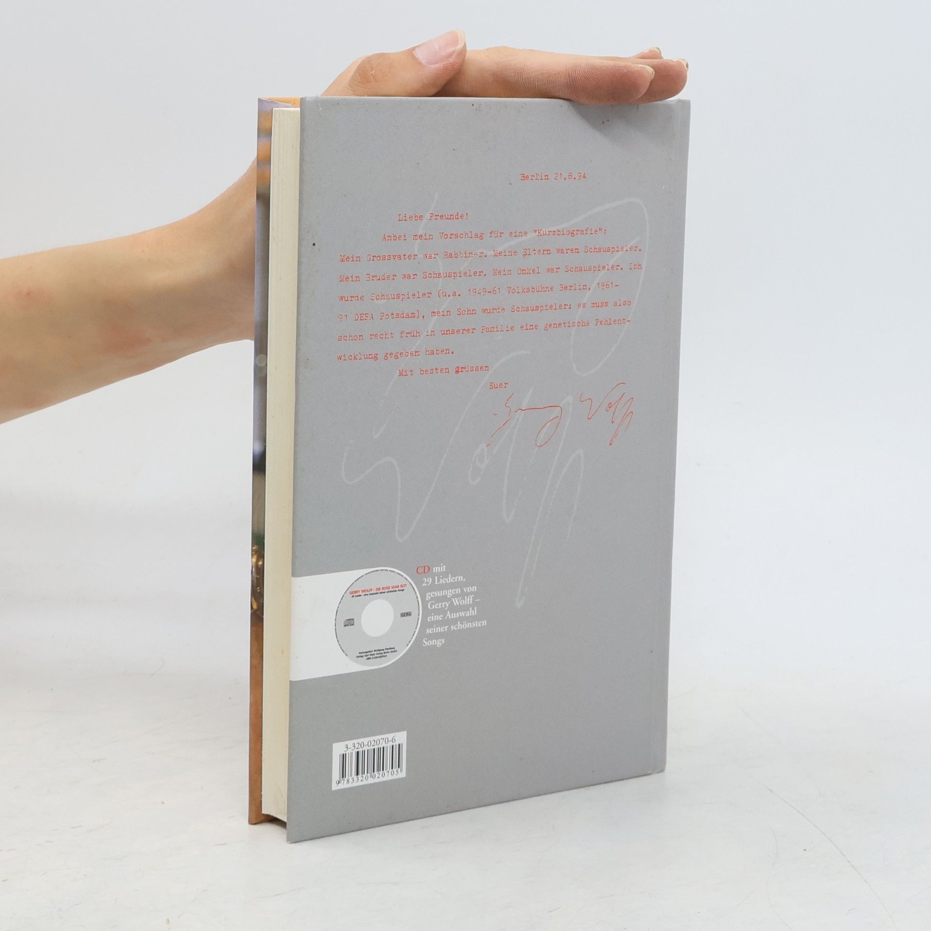 Gerry Wolff Gerry Wolff: Die Rose war rot