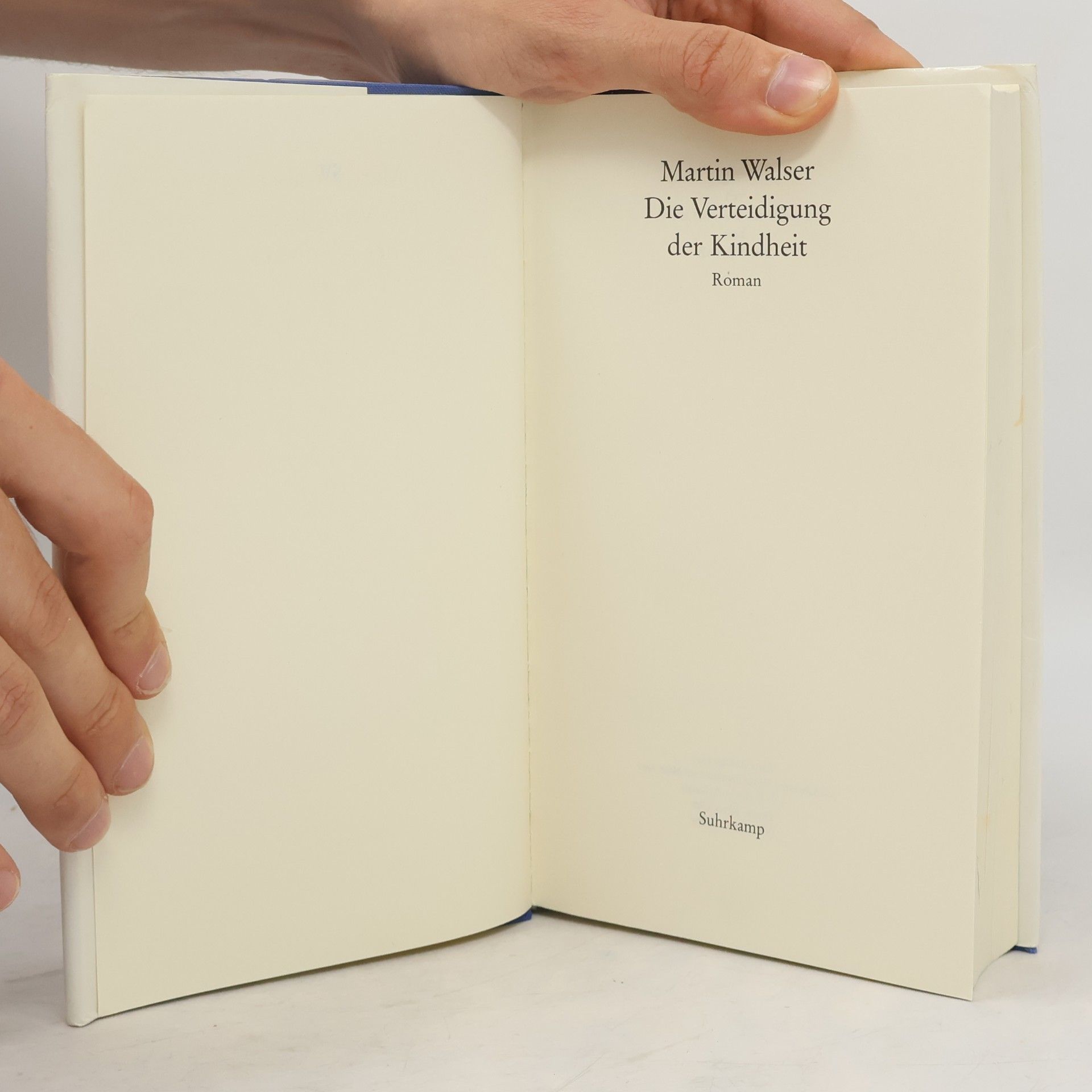 Martin Walser Die Verteidigung der Kindheit