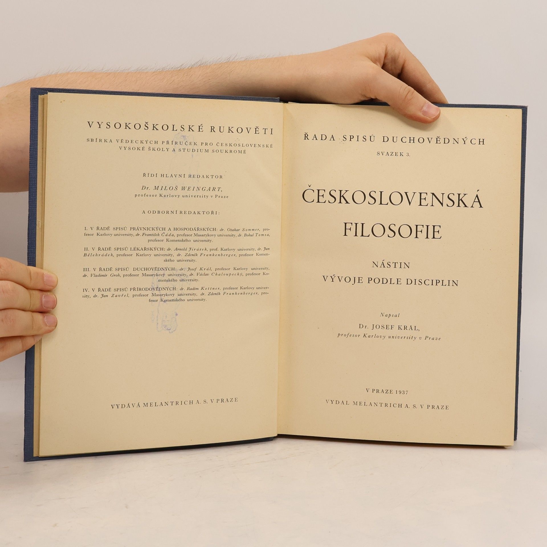 Josef Král Československá filosofie
