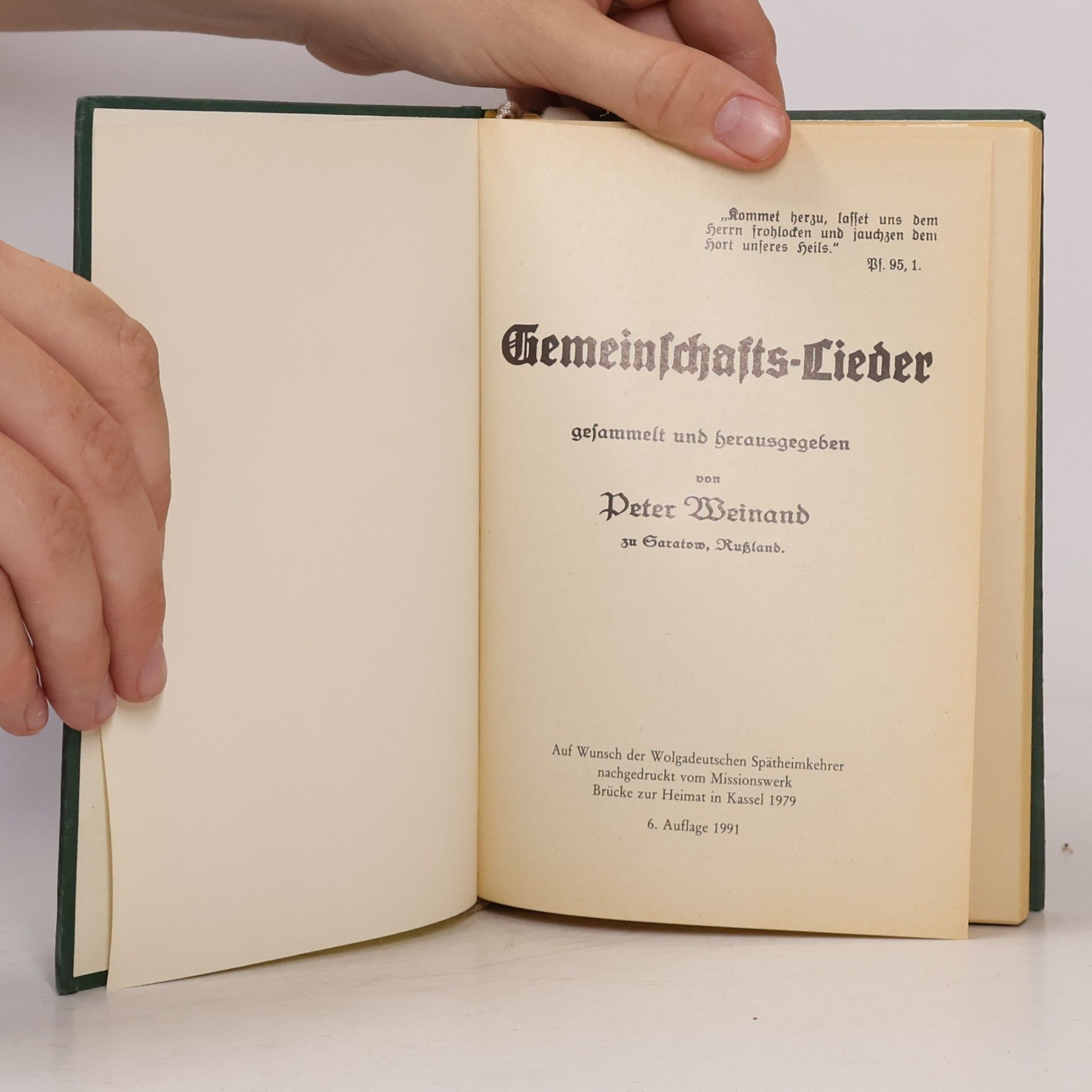 Peter Weinand Gemeinschafts-Lieder