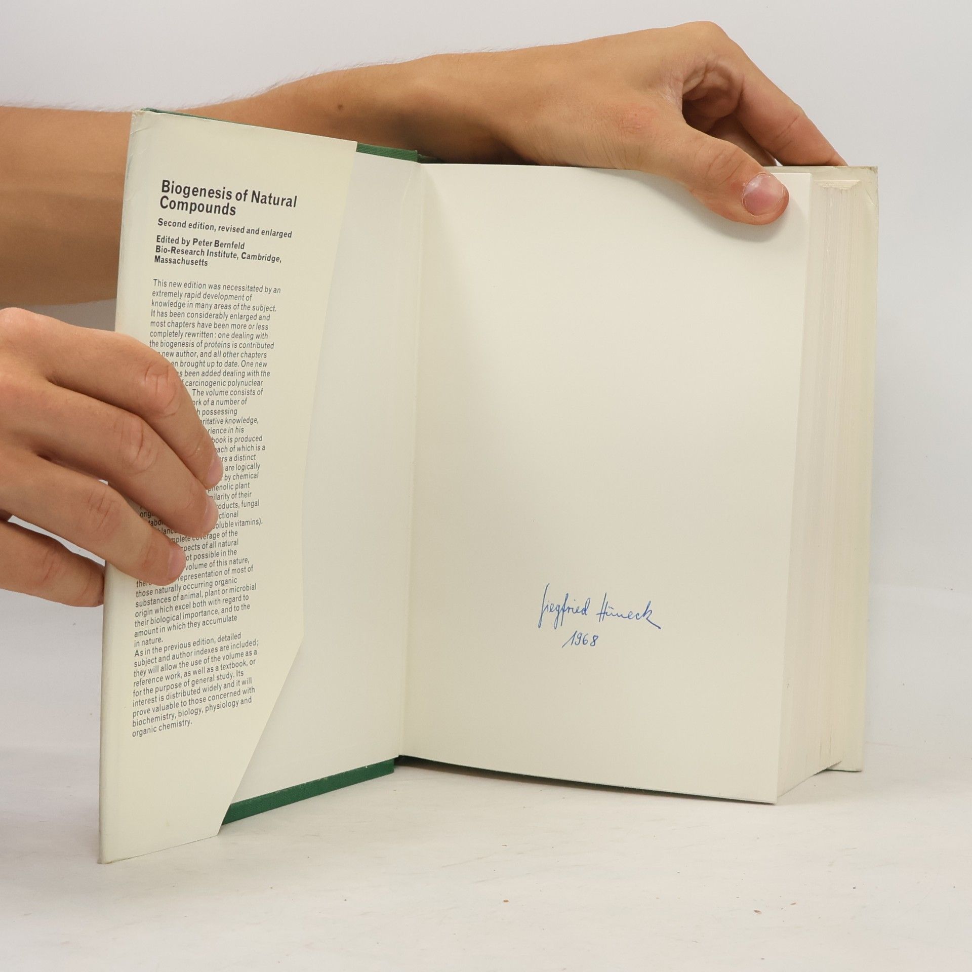 Various authors Biogenesis of Natural Compounds