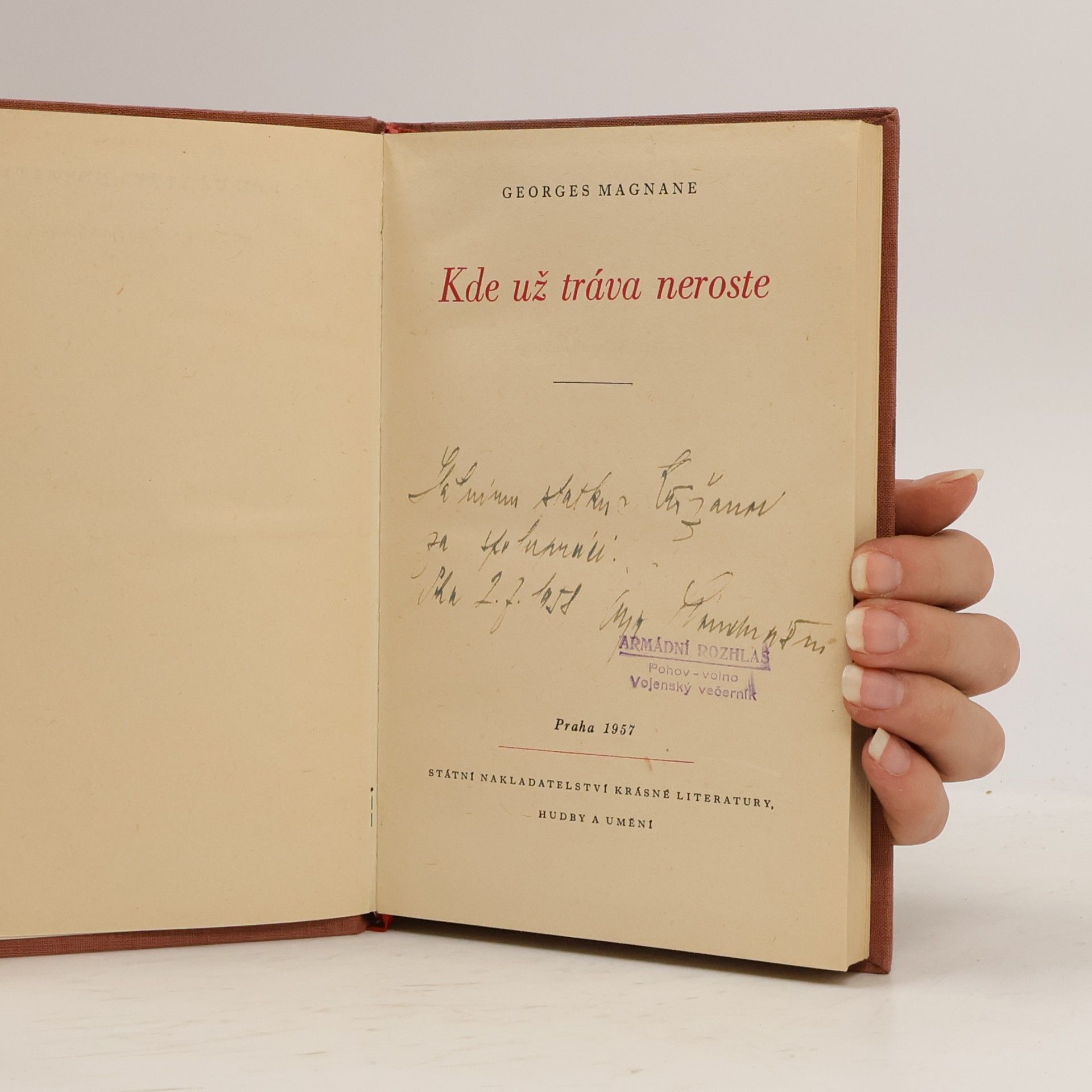 Georges Magnane Kde už tráva neroste