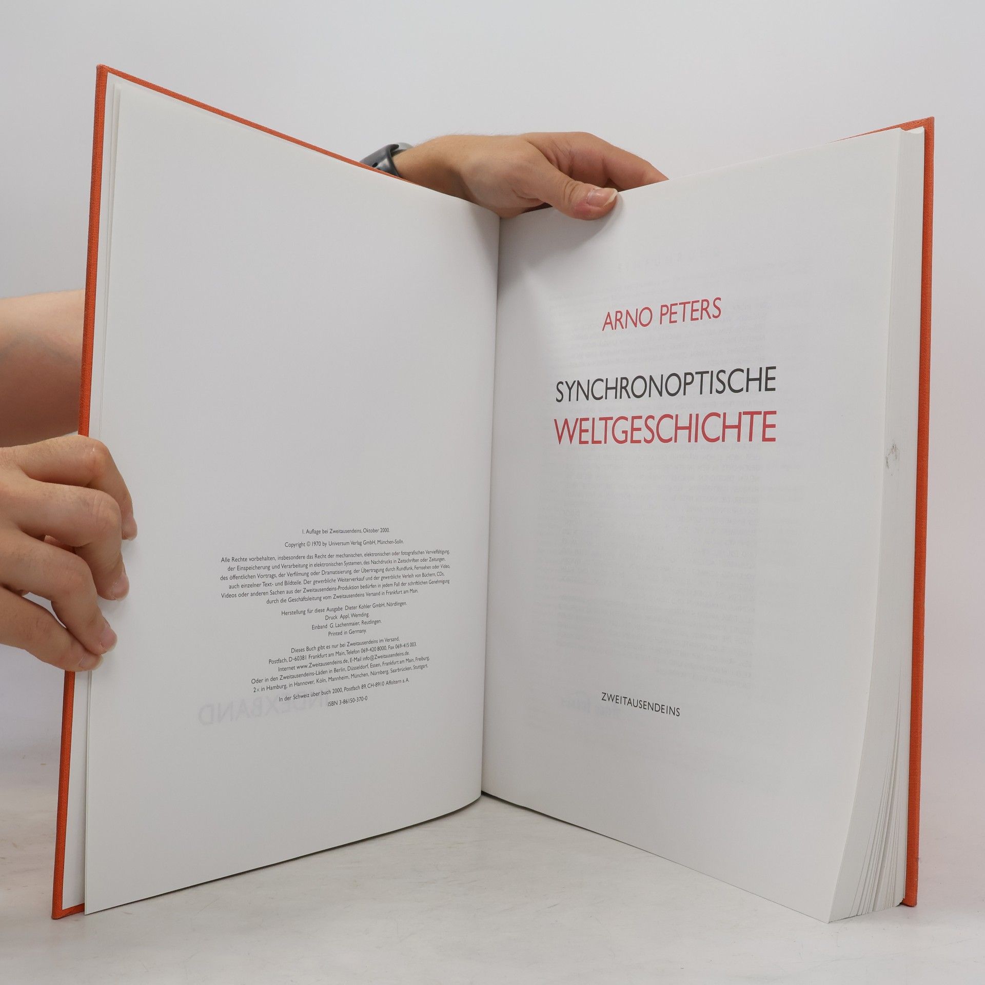 Arno Peters Synchronoptische Weltgeschichte. Indexband