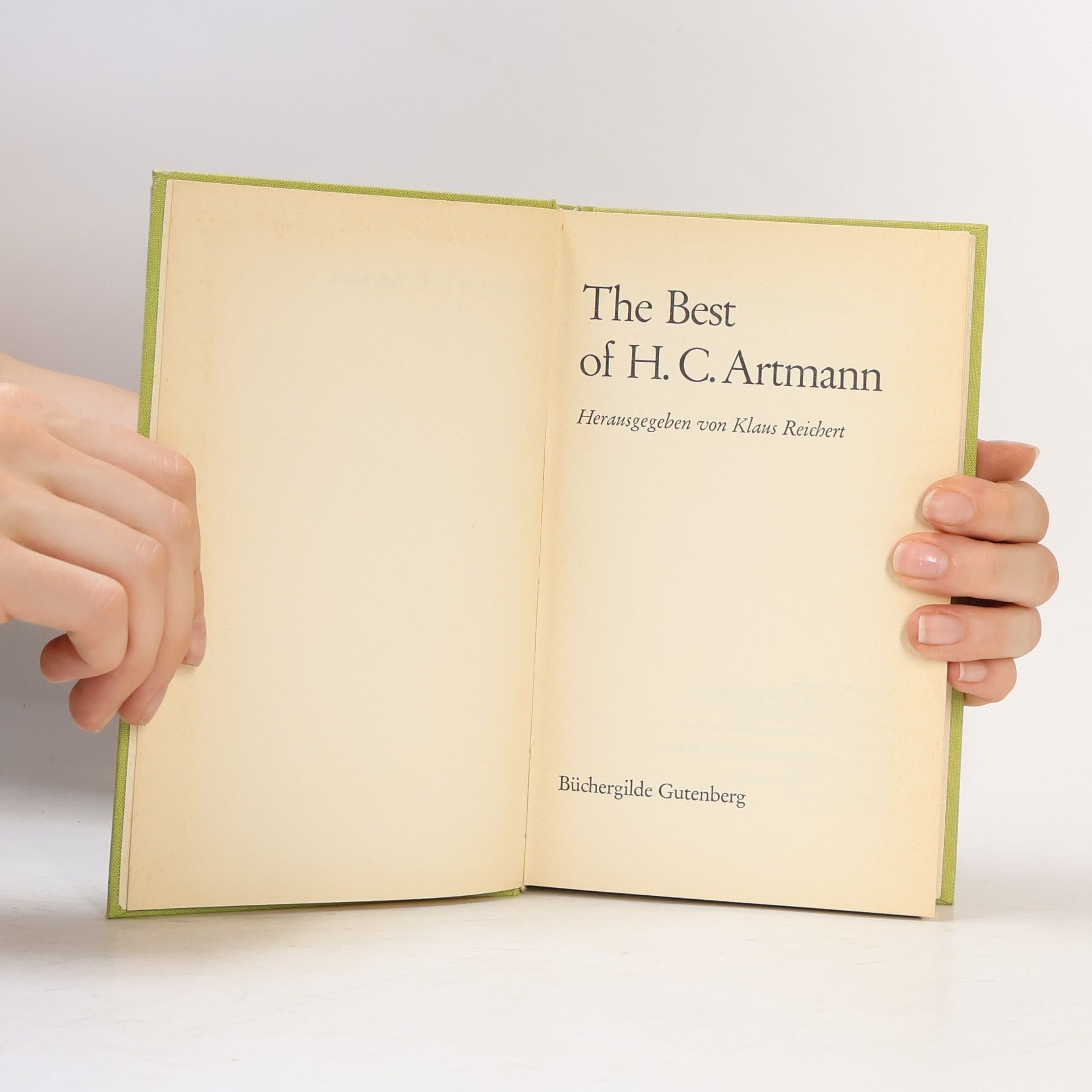 H. C. Artmann The Best Of H. C. Artmann