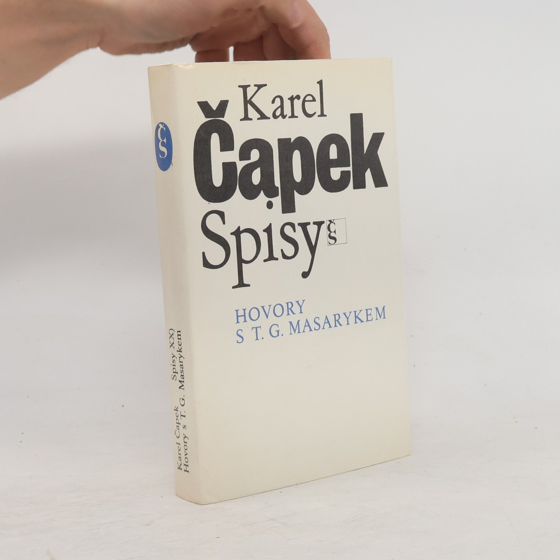 Karel Čapek Hovory s T. G. Masarykem