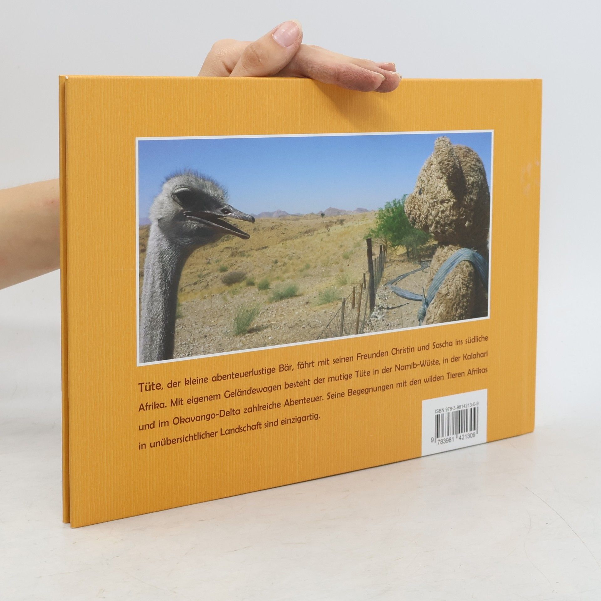 Christin H. Reise Tüte, der kleine Bär auf Safari in Afrika