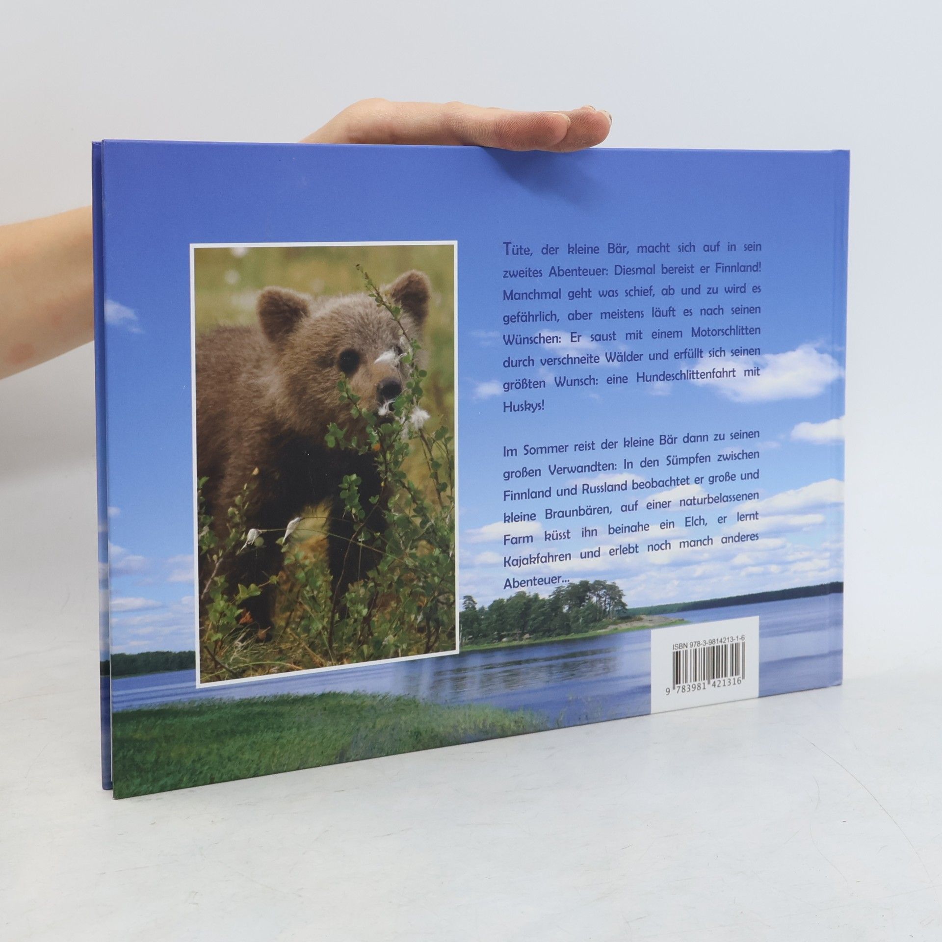 Christin H. Reise Tüte, der kleine Bär Abenteuer in Finnland