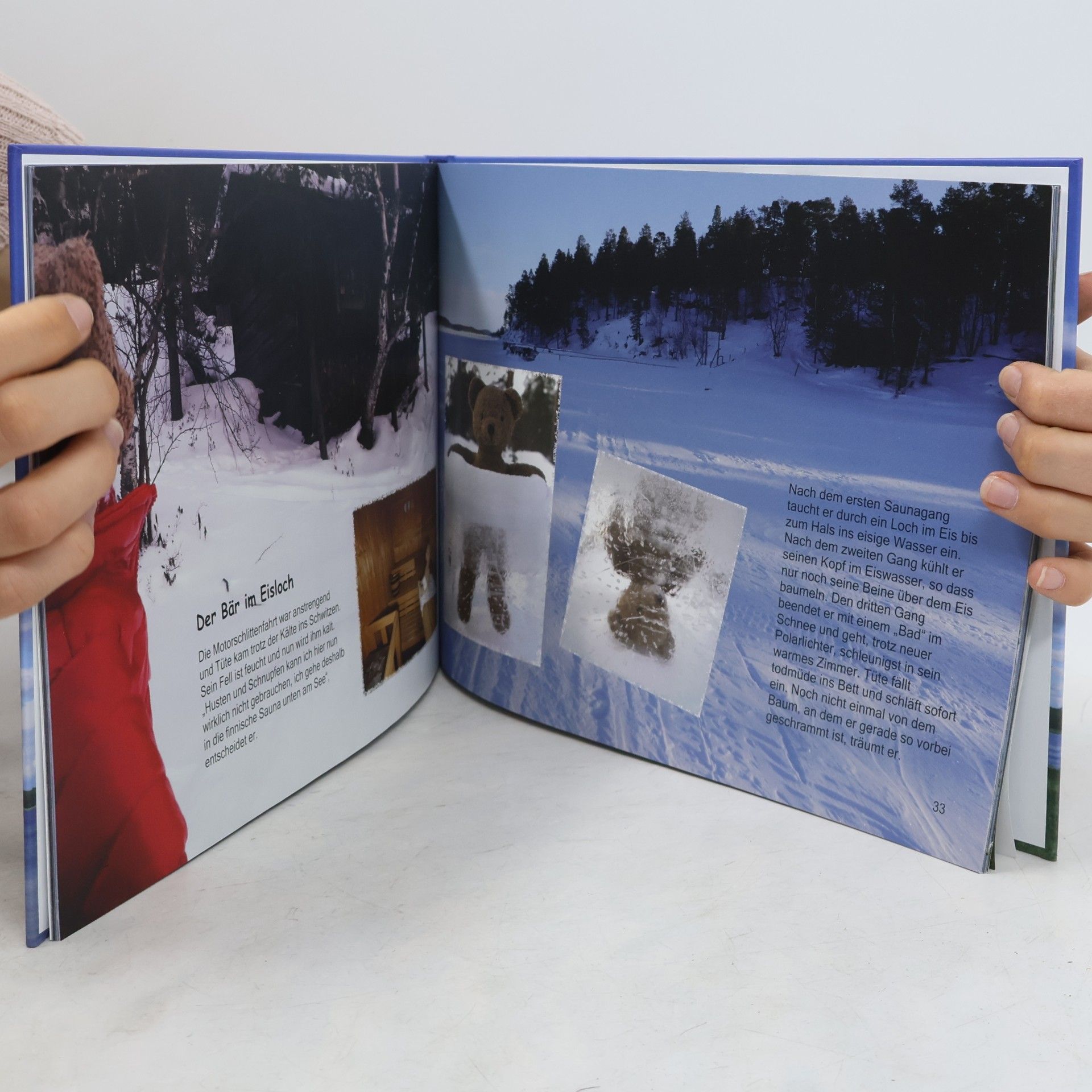 Christin H. Reise Tüte, der kleine Bär Abenteuer in Finnland